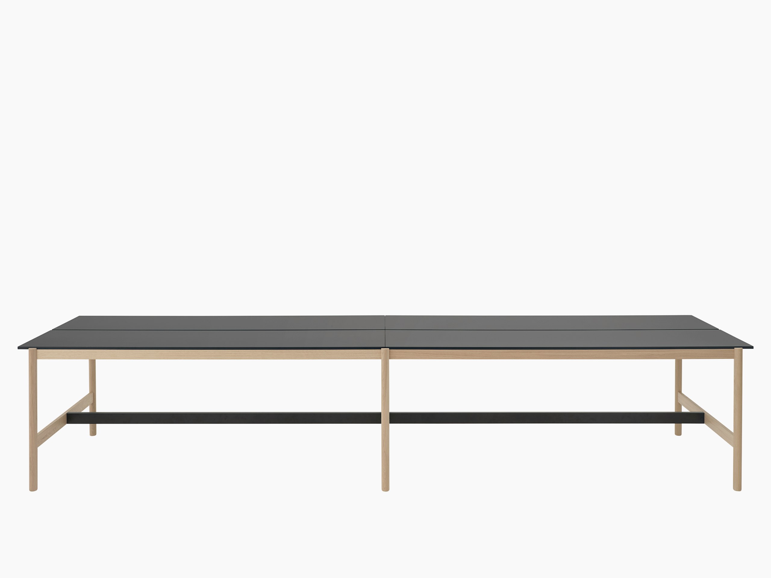Linear system high table config 2 95 black nanolaminate oak muuto