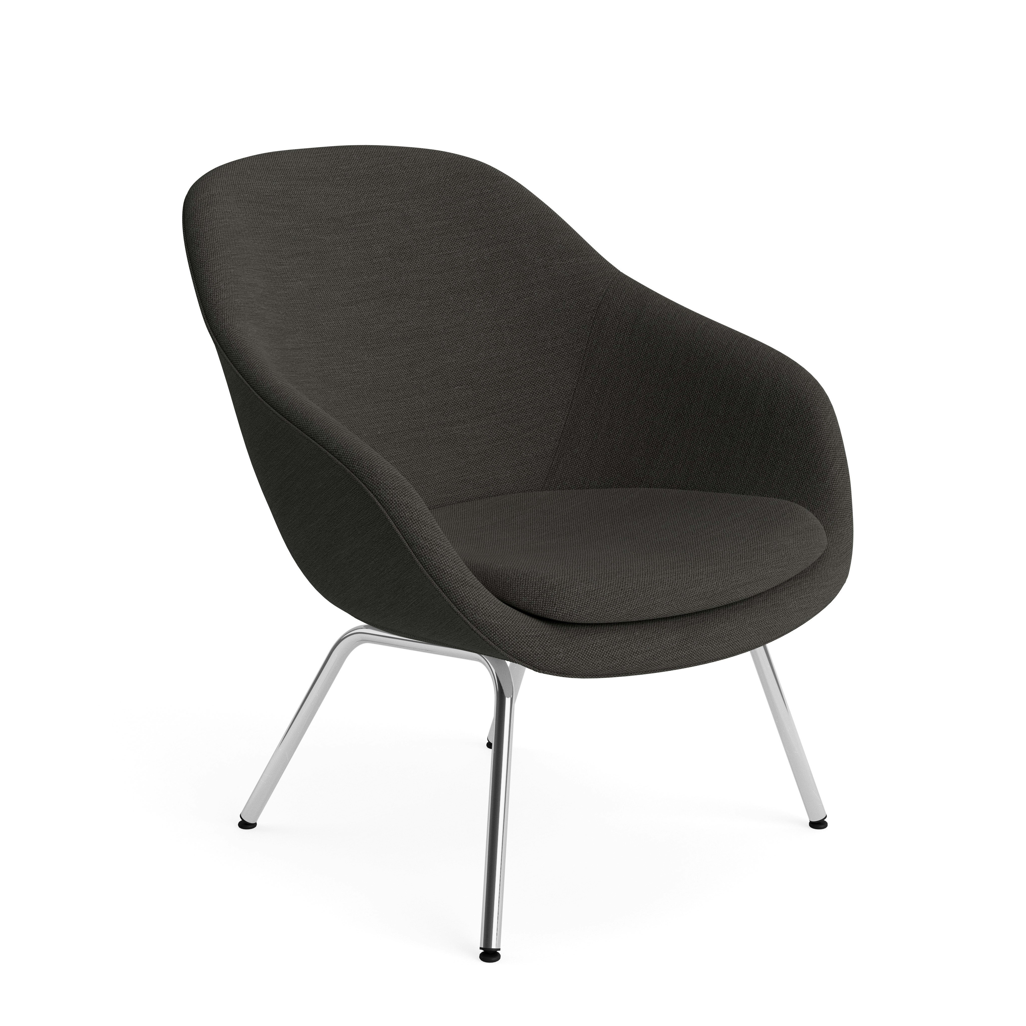 AAL 87 Armchair, Low Back - Standard, Mode, Talus, Chromed Steel
