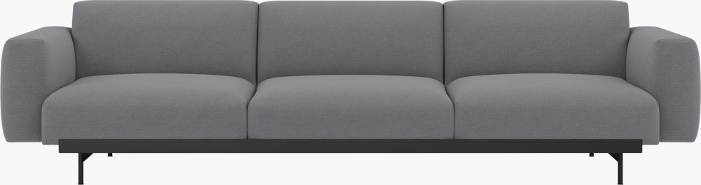 In Situ Modular Sofa- 3 Seater Sofa,  Configuration 1,  Ocean,  80 Asphalt
