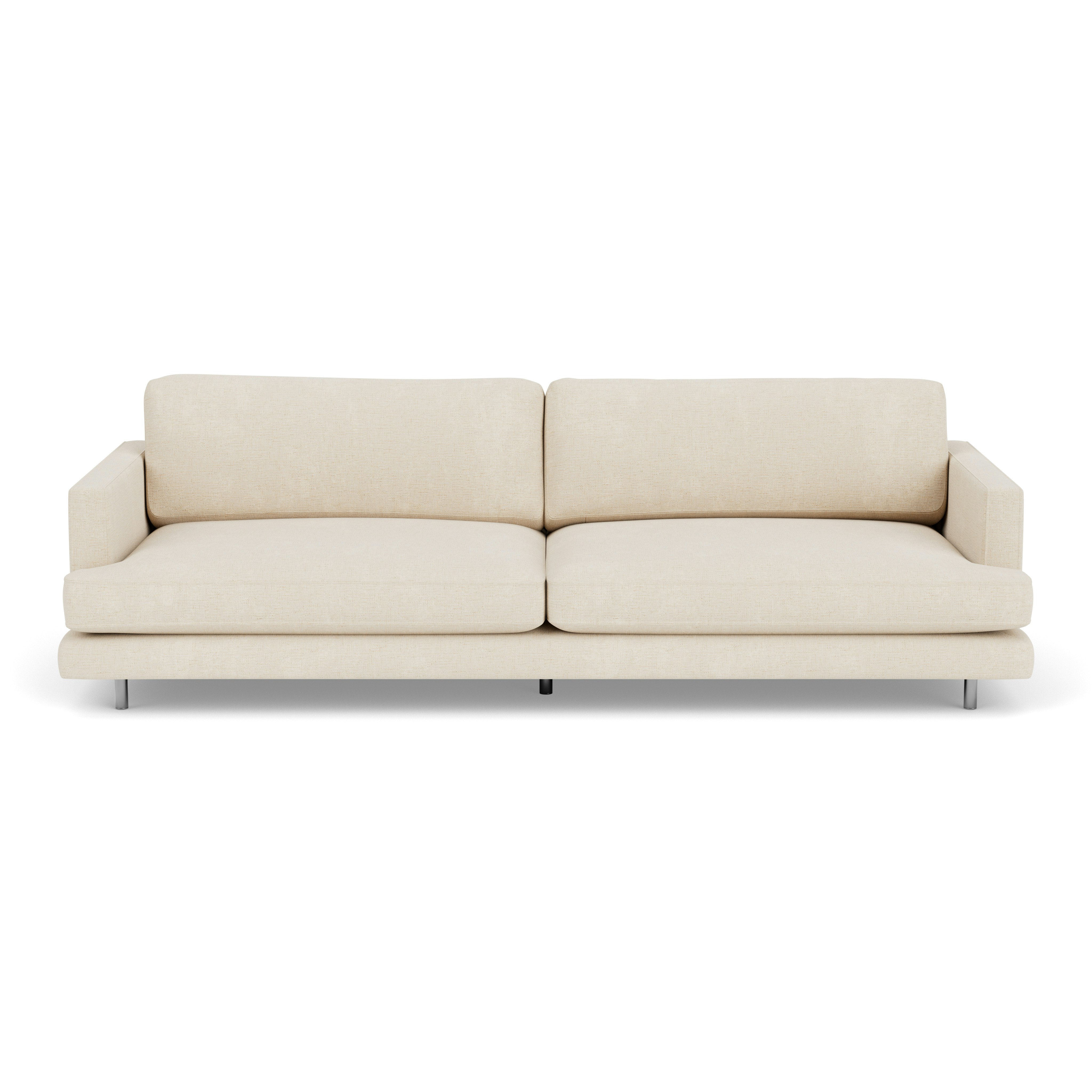 D'Urso Sofa - Diva Moon; Polished Chrome