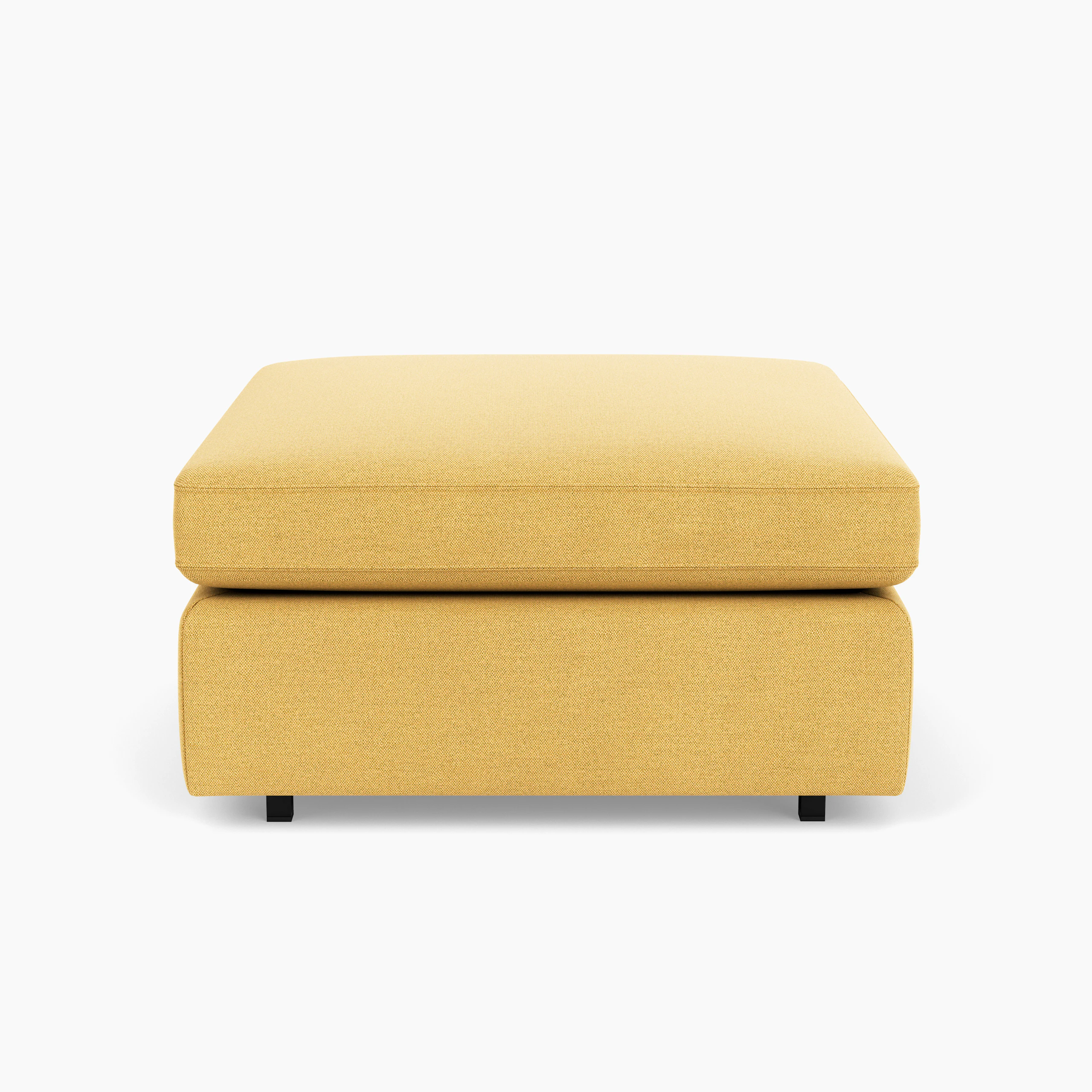 Pfister Ottoman - Ultrasuede, Citron