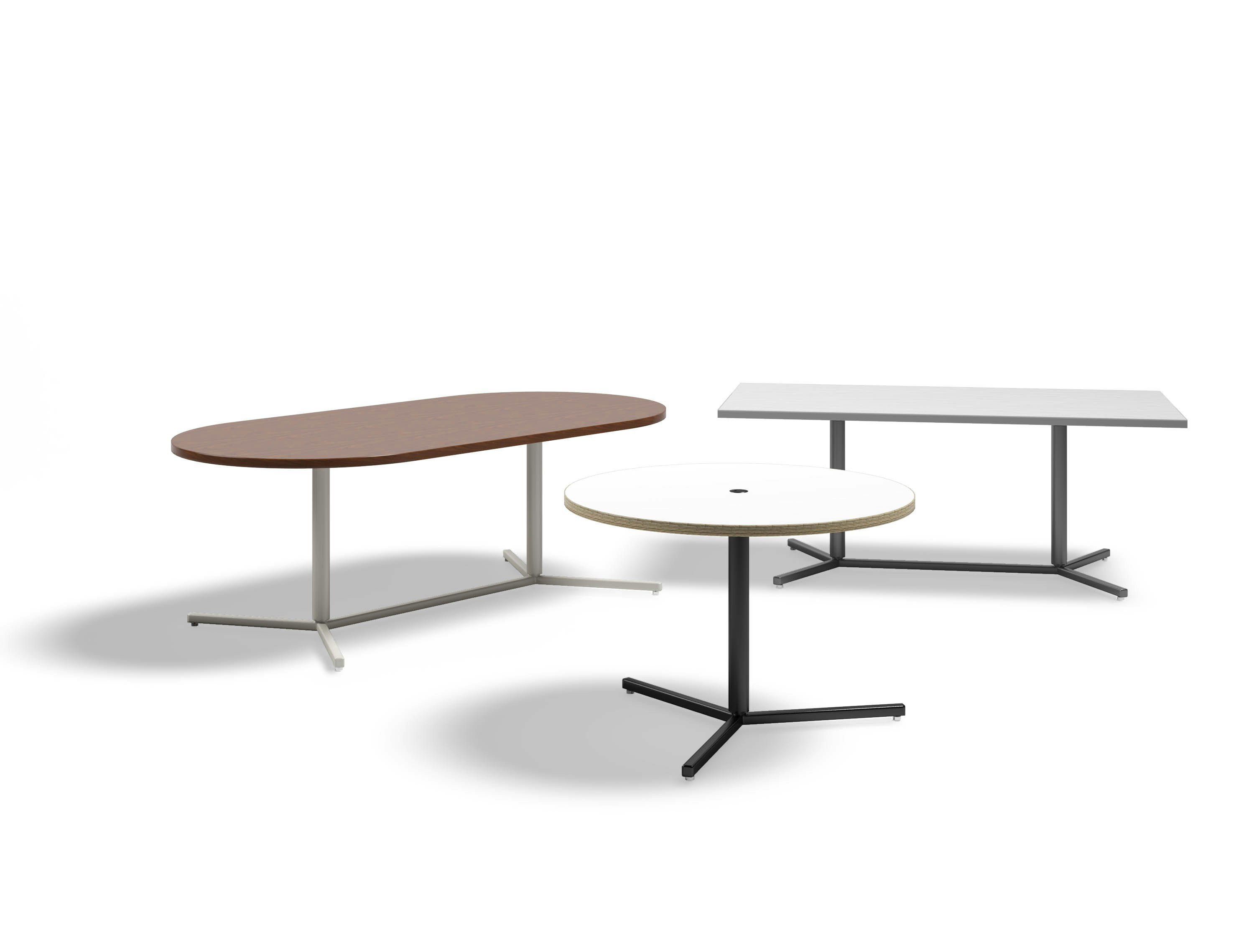 Antenna Workspaces y-base table meeting conference desk