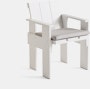 Crate Dining Chair Seat Cushion - Sky Grey