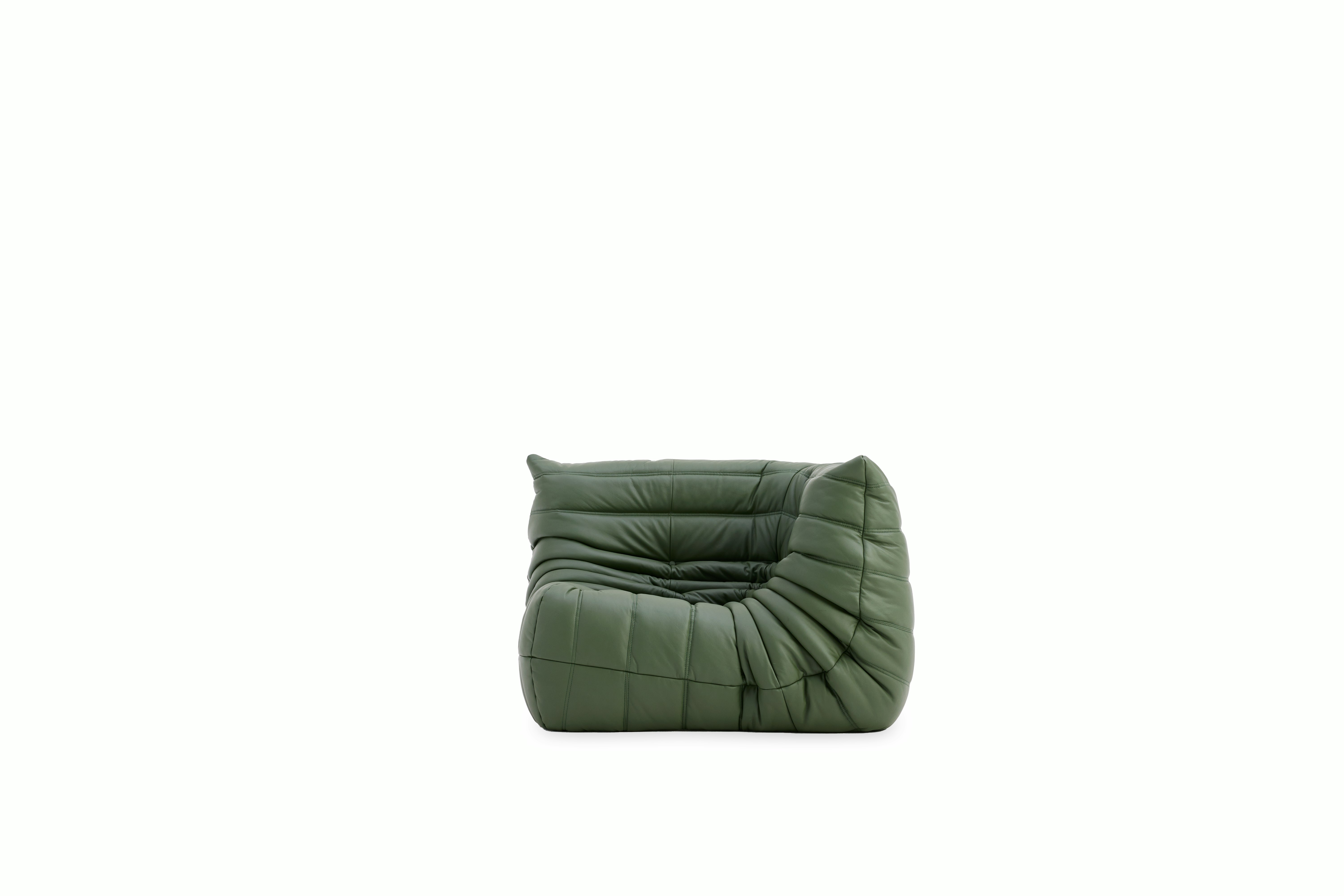 TOGO Corner Seat - Opera Leather,  olive