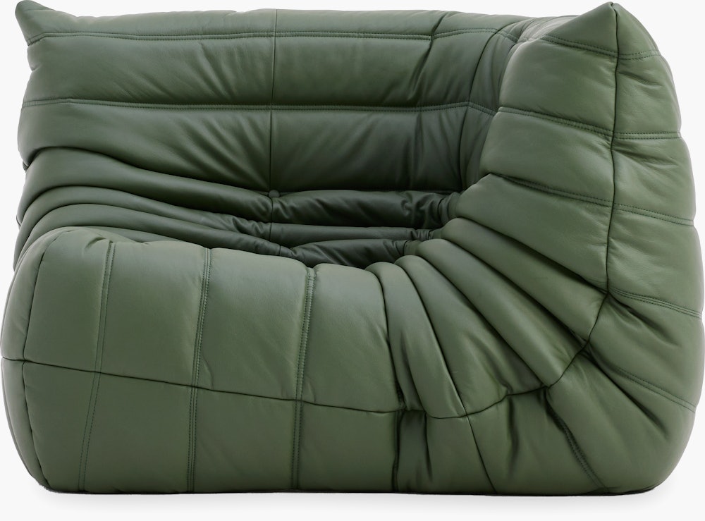 TOGO Corner Seat - Opera Leather,  olive