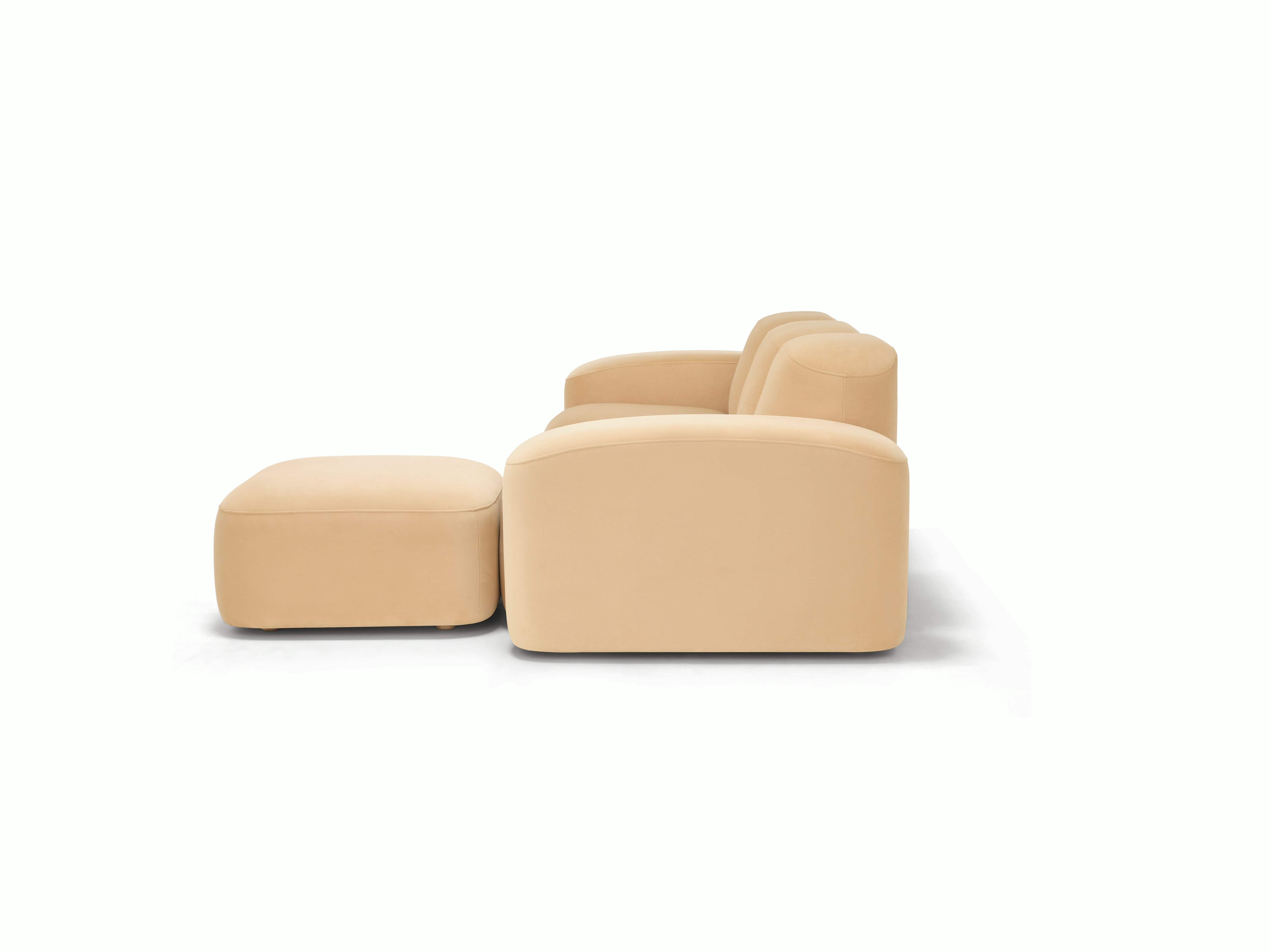 Muse Sofa - 3 Seater with Muse Ottoman