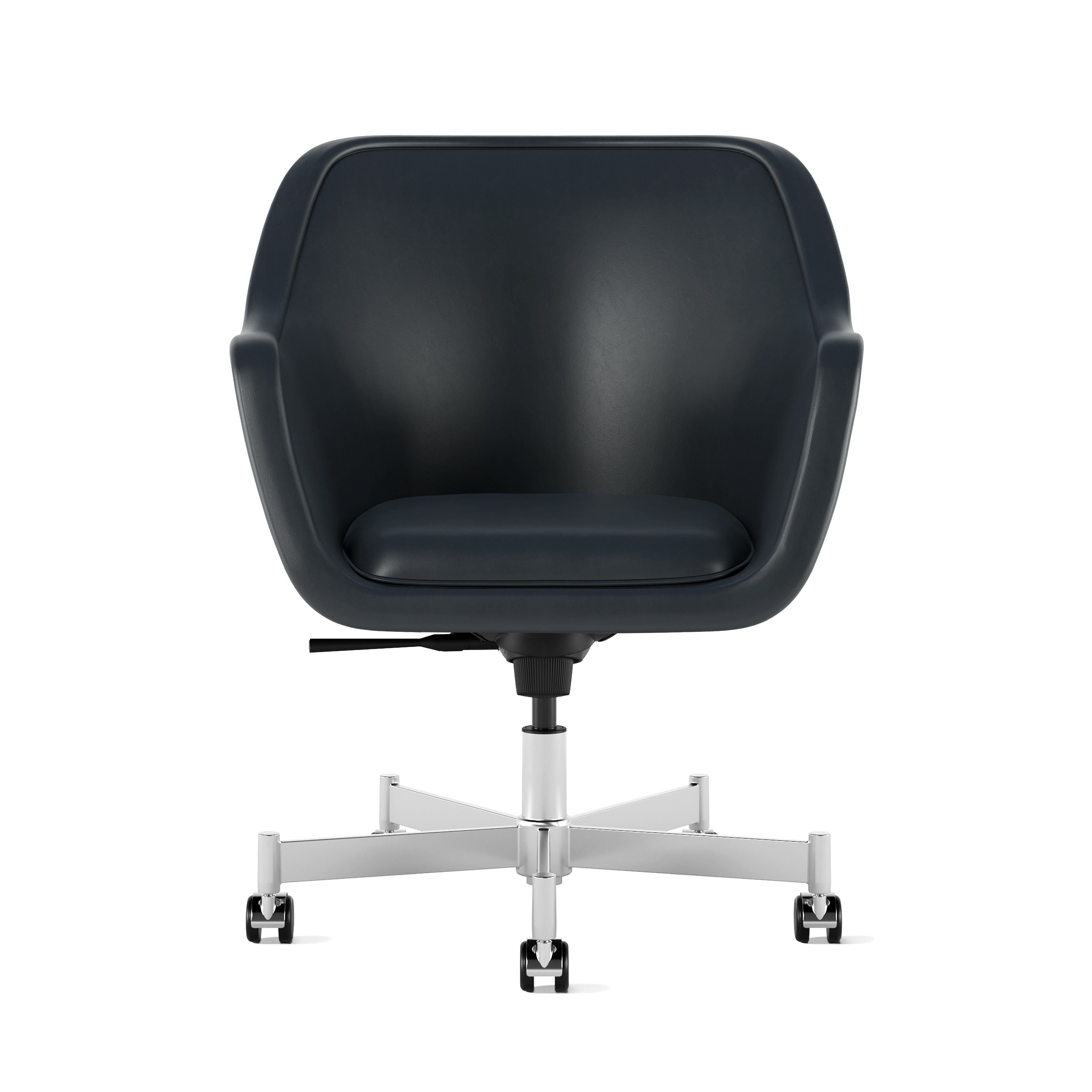 Bumper Task Chair - High Arm,  Bristol Leather Atlantic