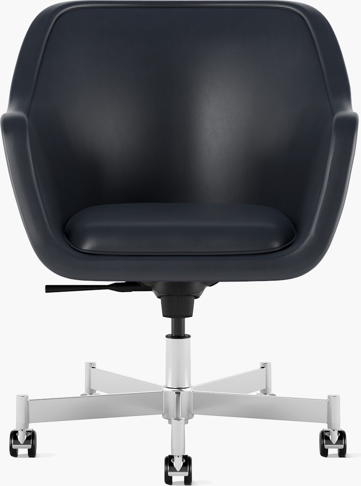 Bumper Task Chair - High Arm,  Bristol Leather Atlantic