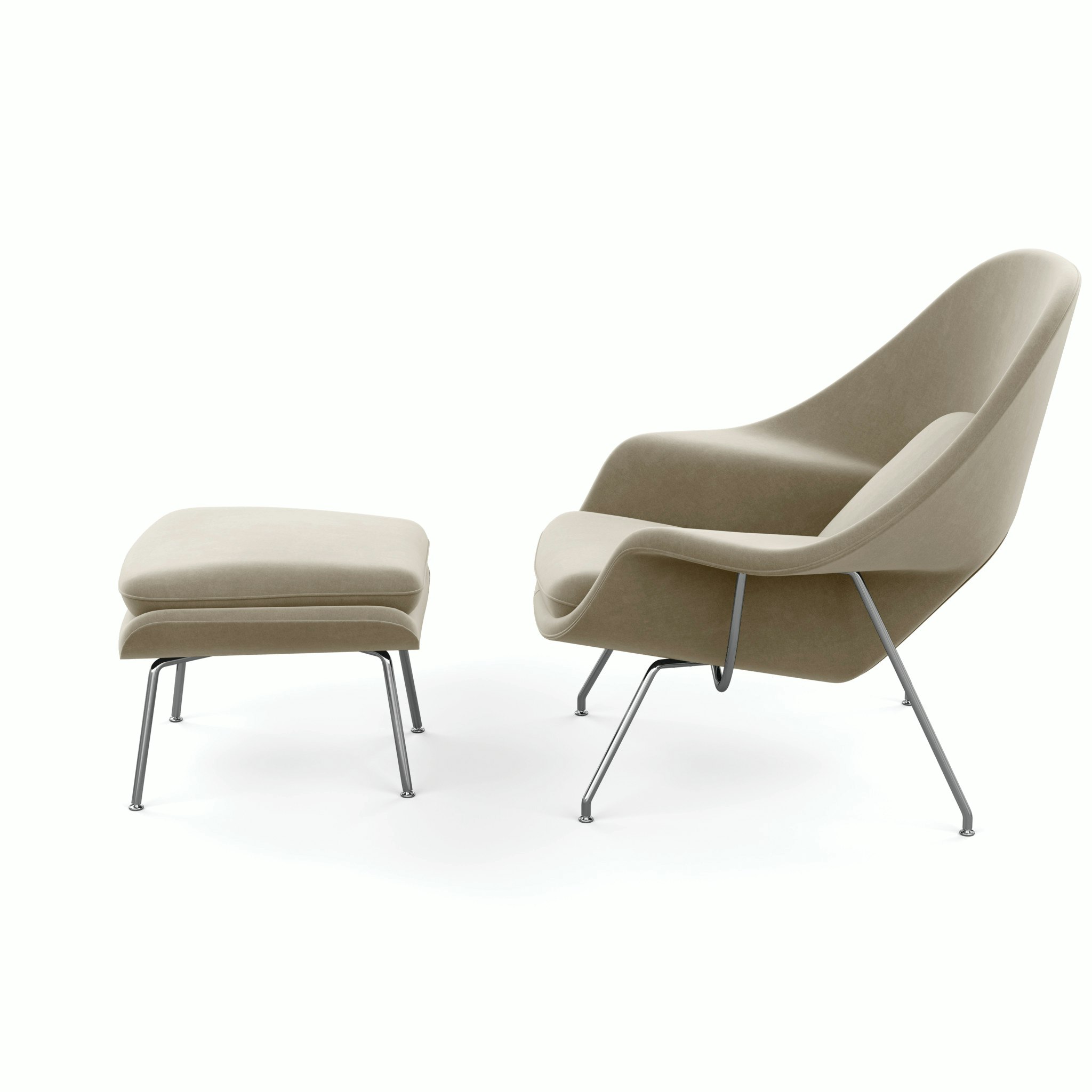 Womb Chair and Ottoman