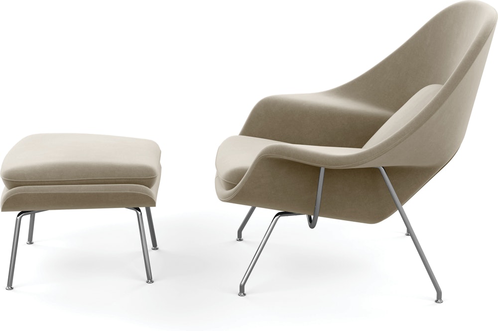 Womb Chair and Ottoman