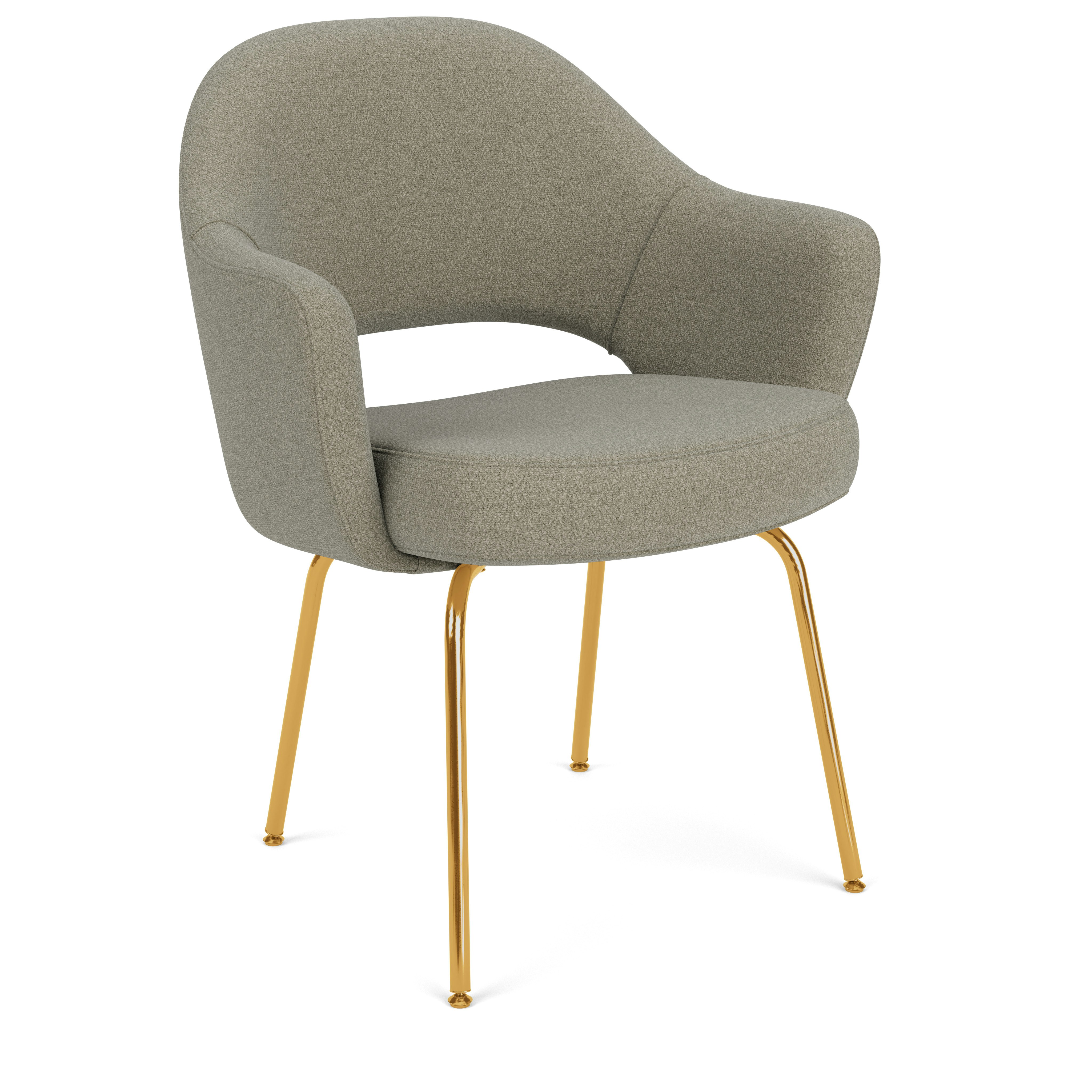 Saarinen Executive Armchair - Classic Boucle, Transit, Gold