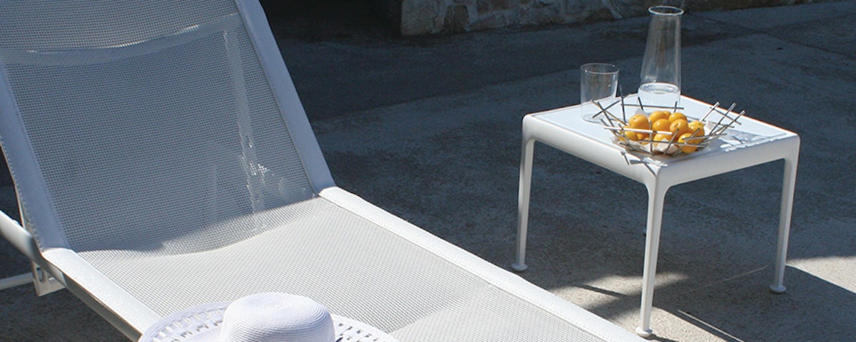 1966 End Table in a patio setting