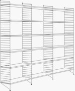 3 Bays - 79" High - 32" Wide Shelves