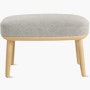 Crosshatch Ottoman Crosshatch Ottoman, Fabric