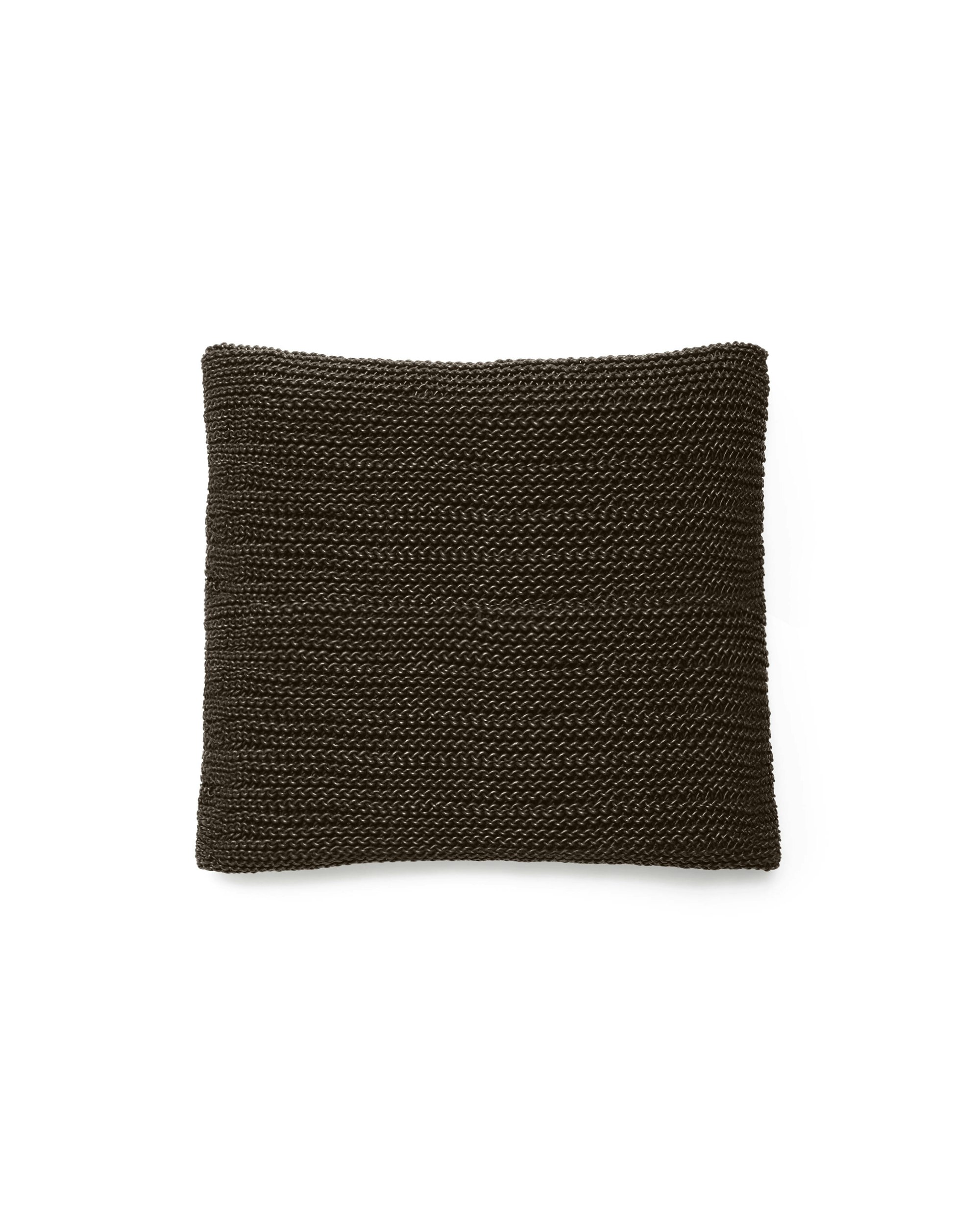 The Signature Leather Pillow - 20inch x 20inch, Brown
