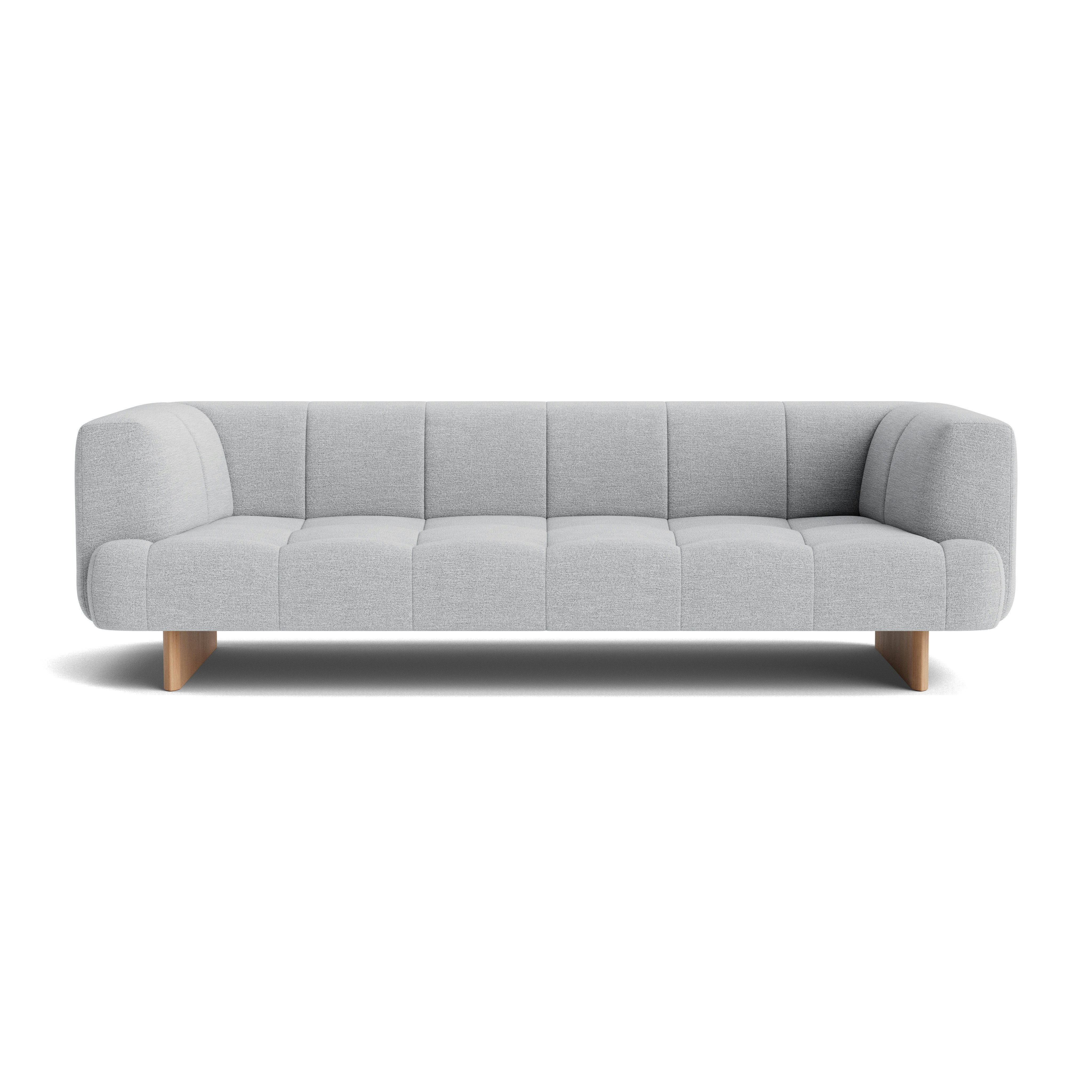Quilton Lift Sofa - 3-Seat Sofa, Mode, Intaglio, Lacquered Oak