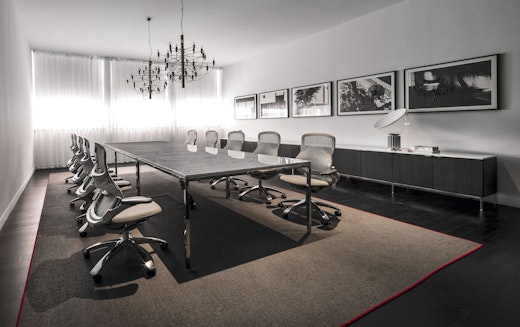 Florence Knoll Rectangular Dining Table Conference Room