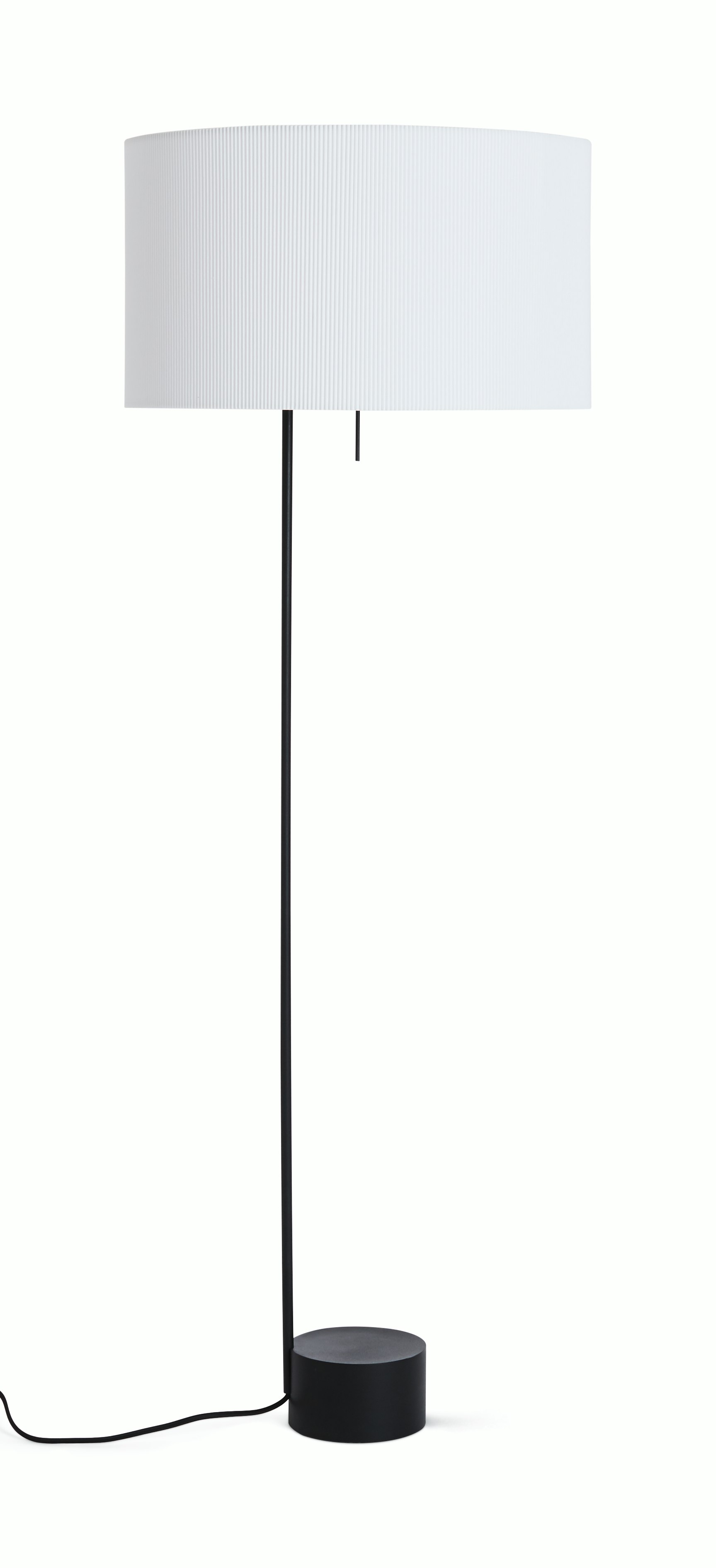Pleat Drum Floor Lamp