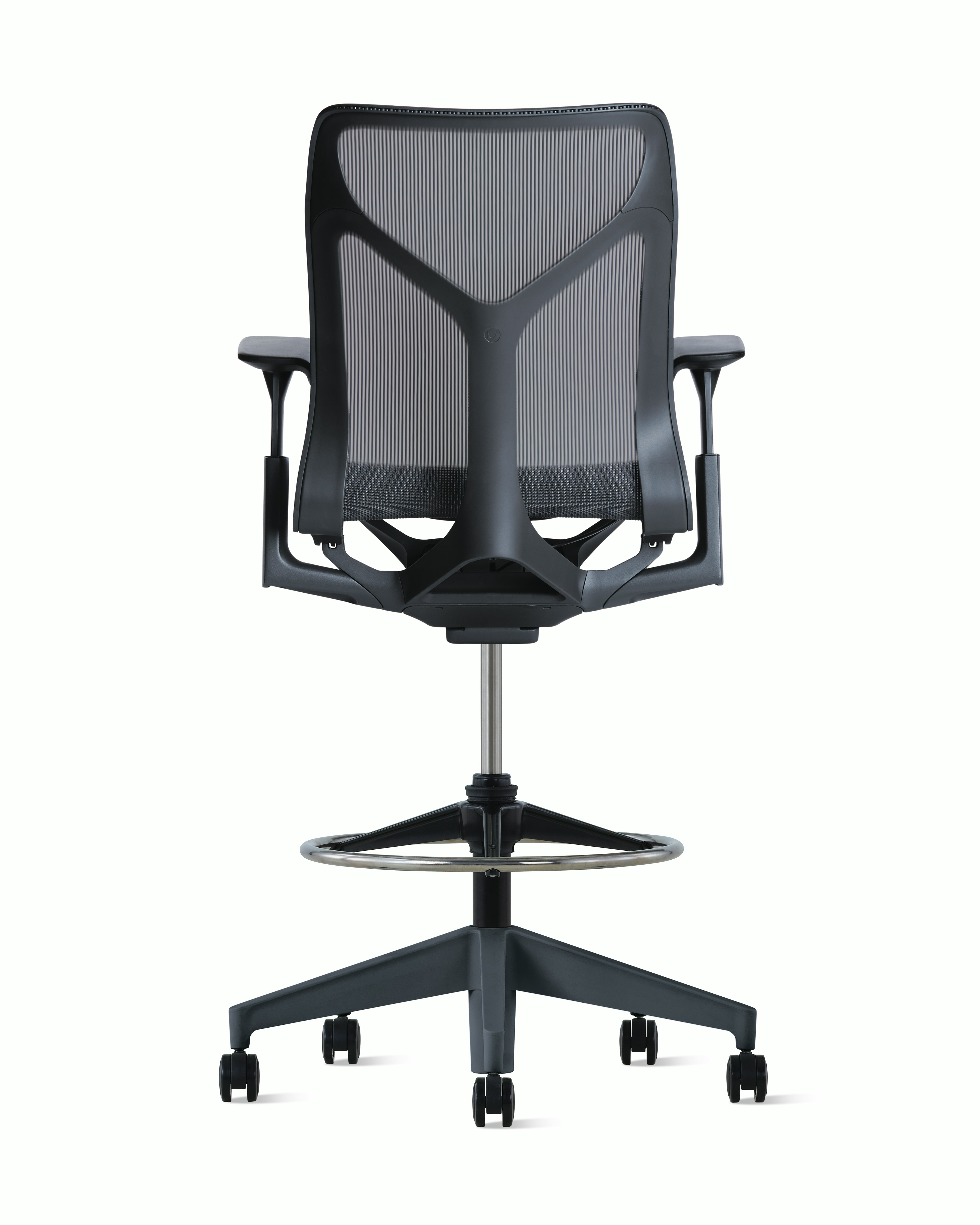 Cosm Stool Mid Back Adjustable Arm