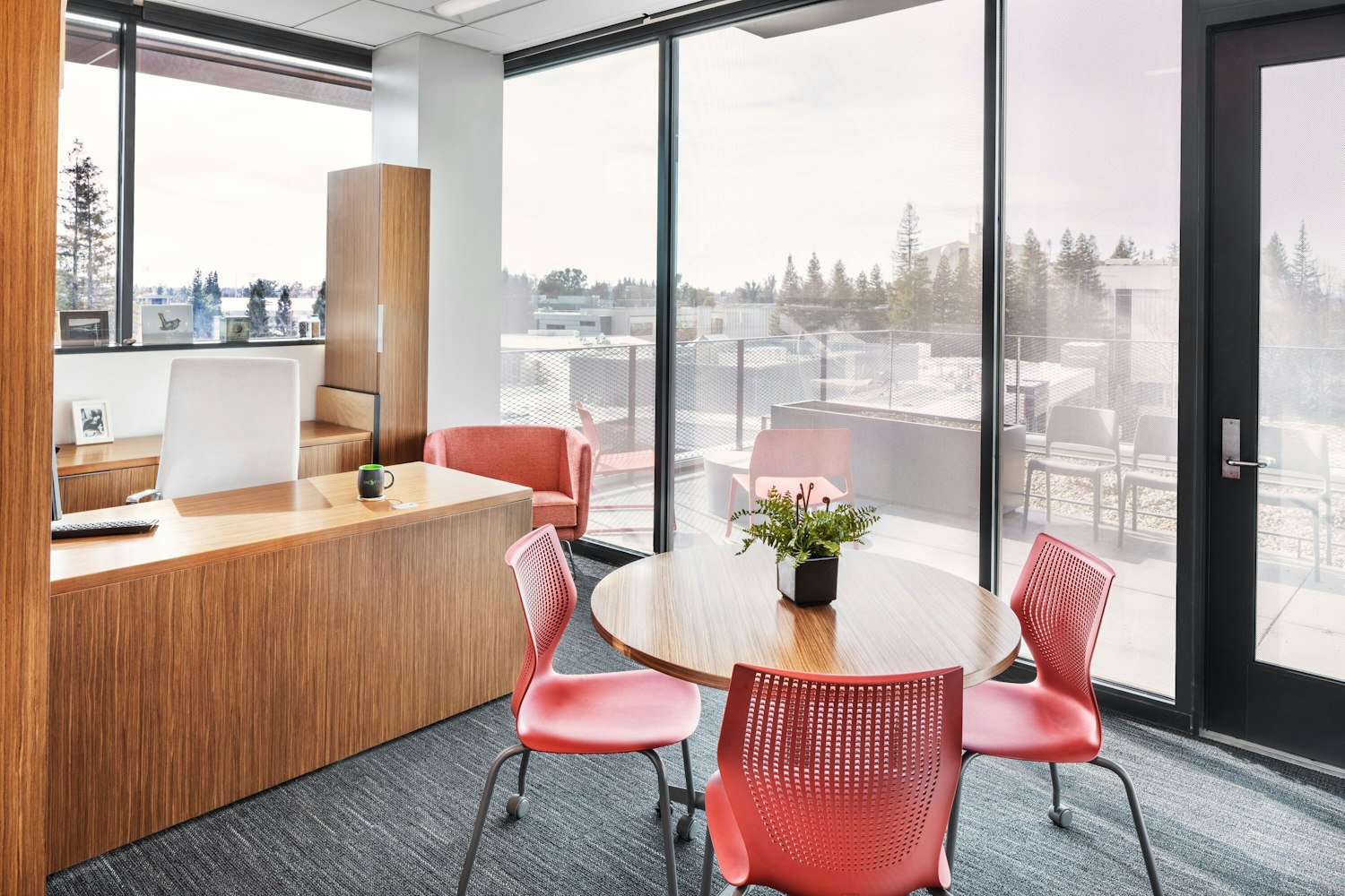 knoll works 2021 connected campus csus private office reff profiles wood veneer multigeneration by knoll remix high back rockwell unscripted club chair focus study