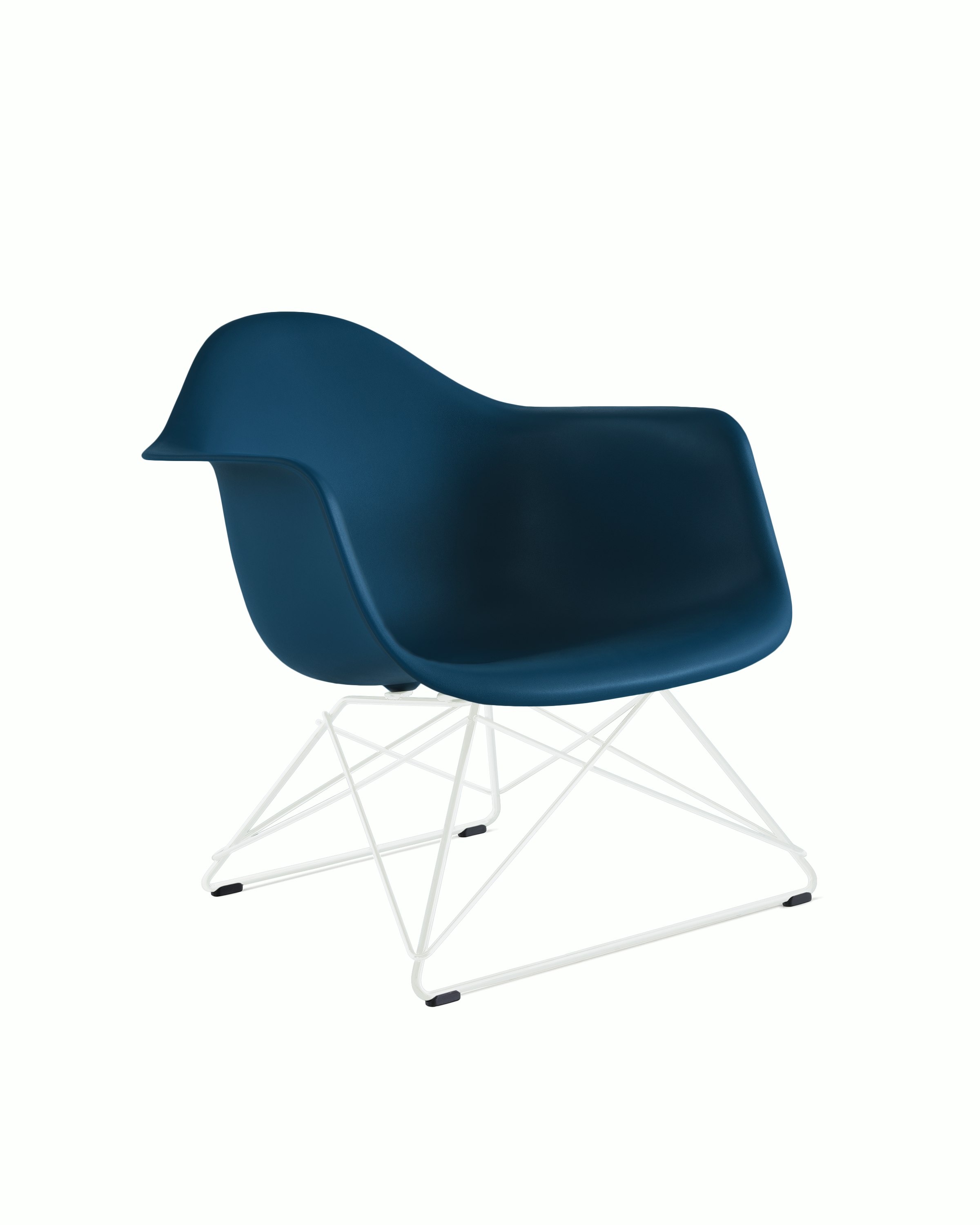 Eames Molded Plastic Low Wire Base Armchair