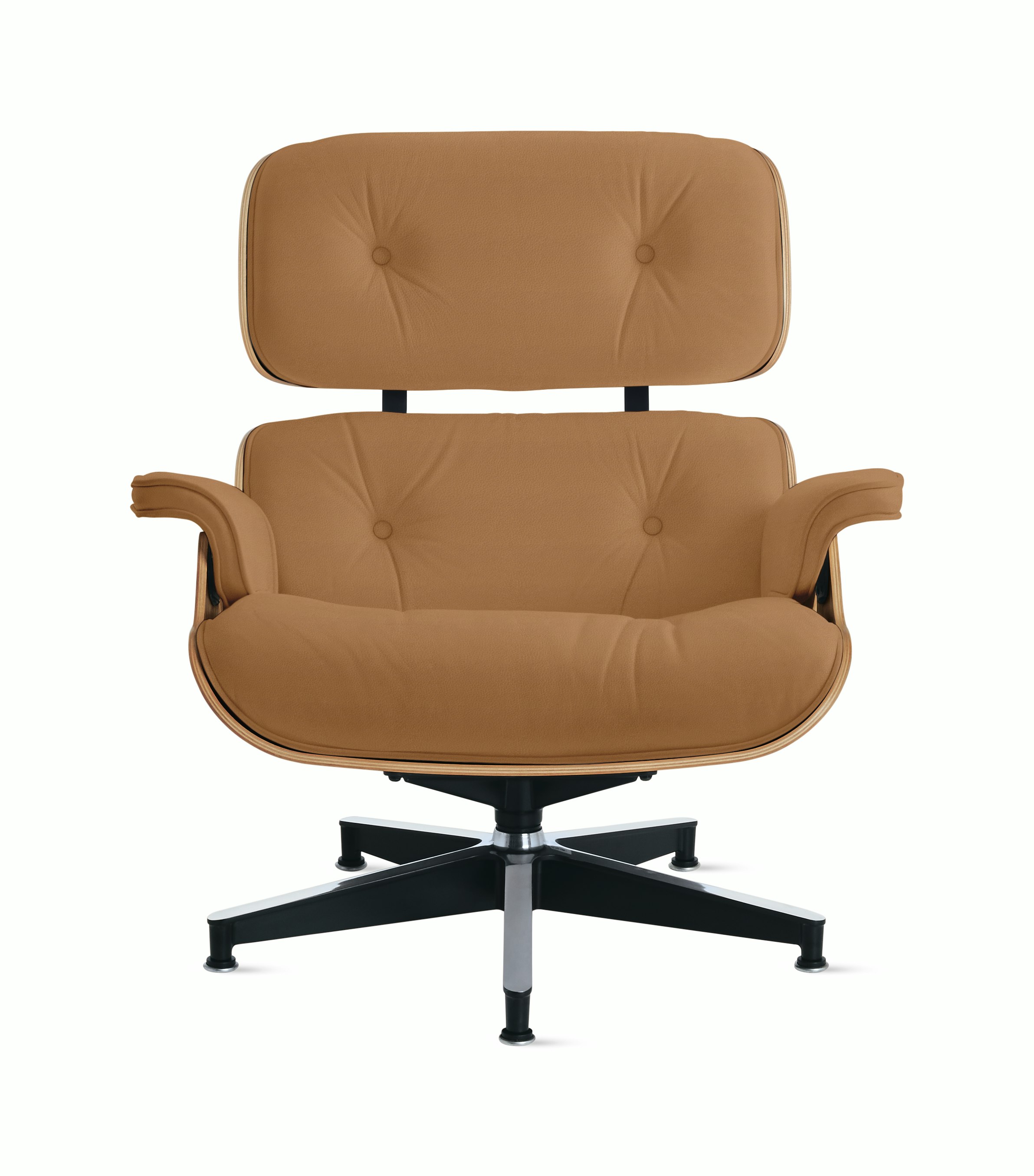 Eames Lounge Chair in Prone and Stow leathers