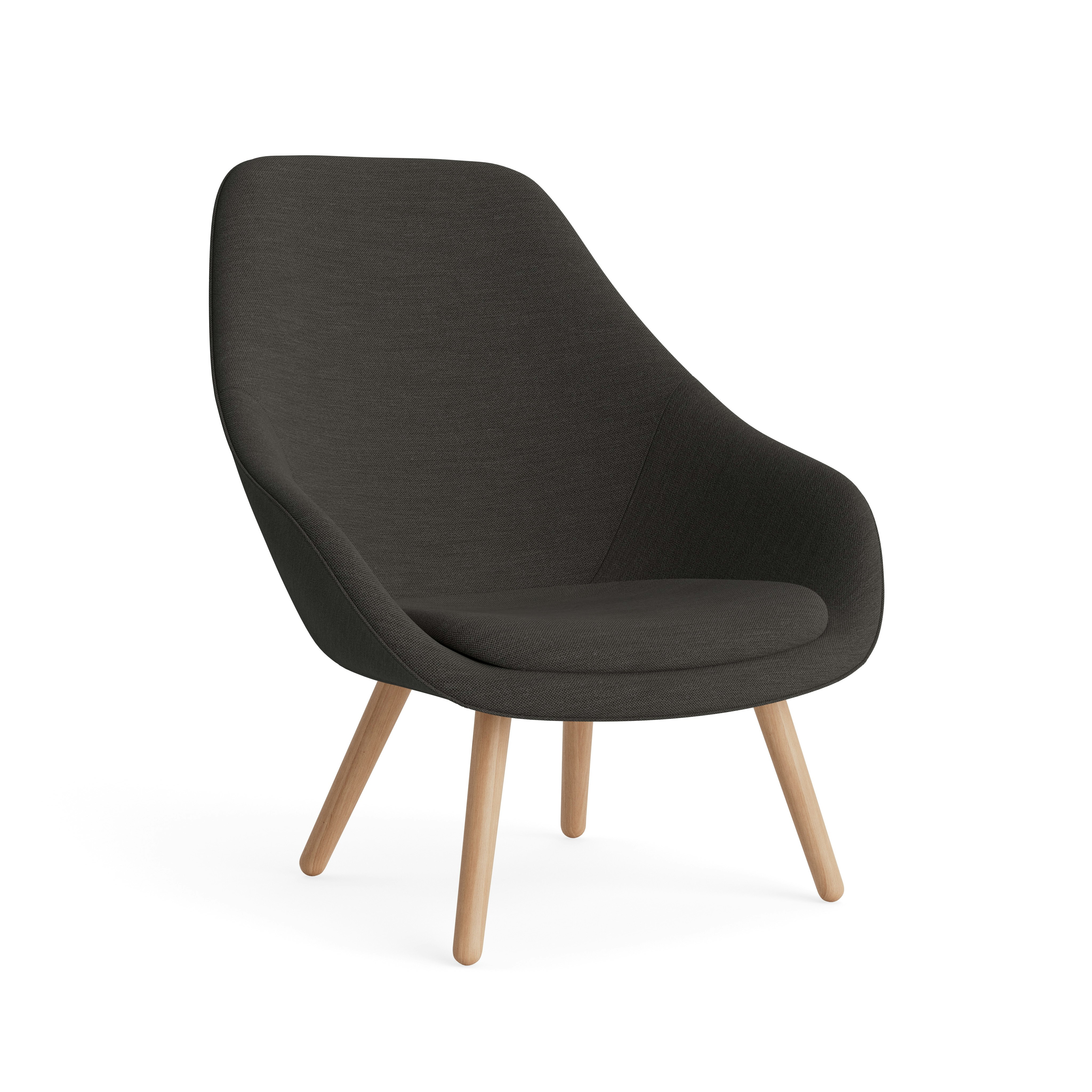 AAL 92 Armchair, High Back - Mode, Talus, Matte Lacquered Oak