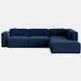 Mags Soft Low Sectional with Extended Chaise