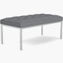 Florence Knoll™ Relaxed Bench Florence Knoll Relaxed Bench, Rectangular