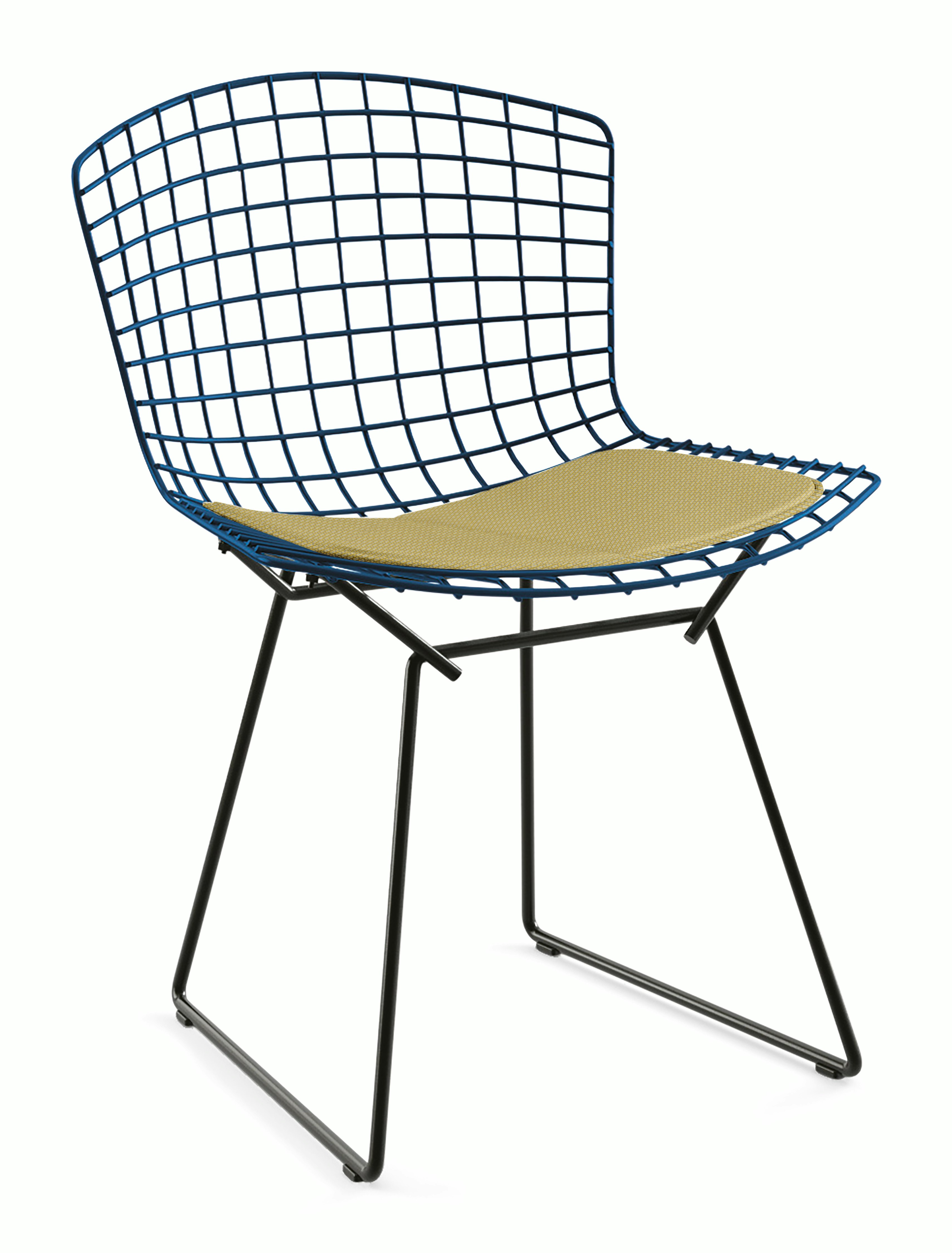 Bertoia Two-Tone Side Chair with Seat Pad