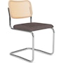 Cesca Chair With Upholstered Seat Pad Cesca Upholstered Seat Side Chair