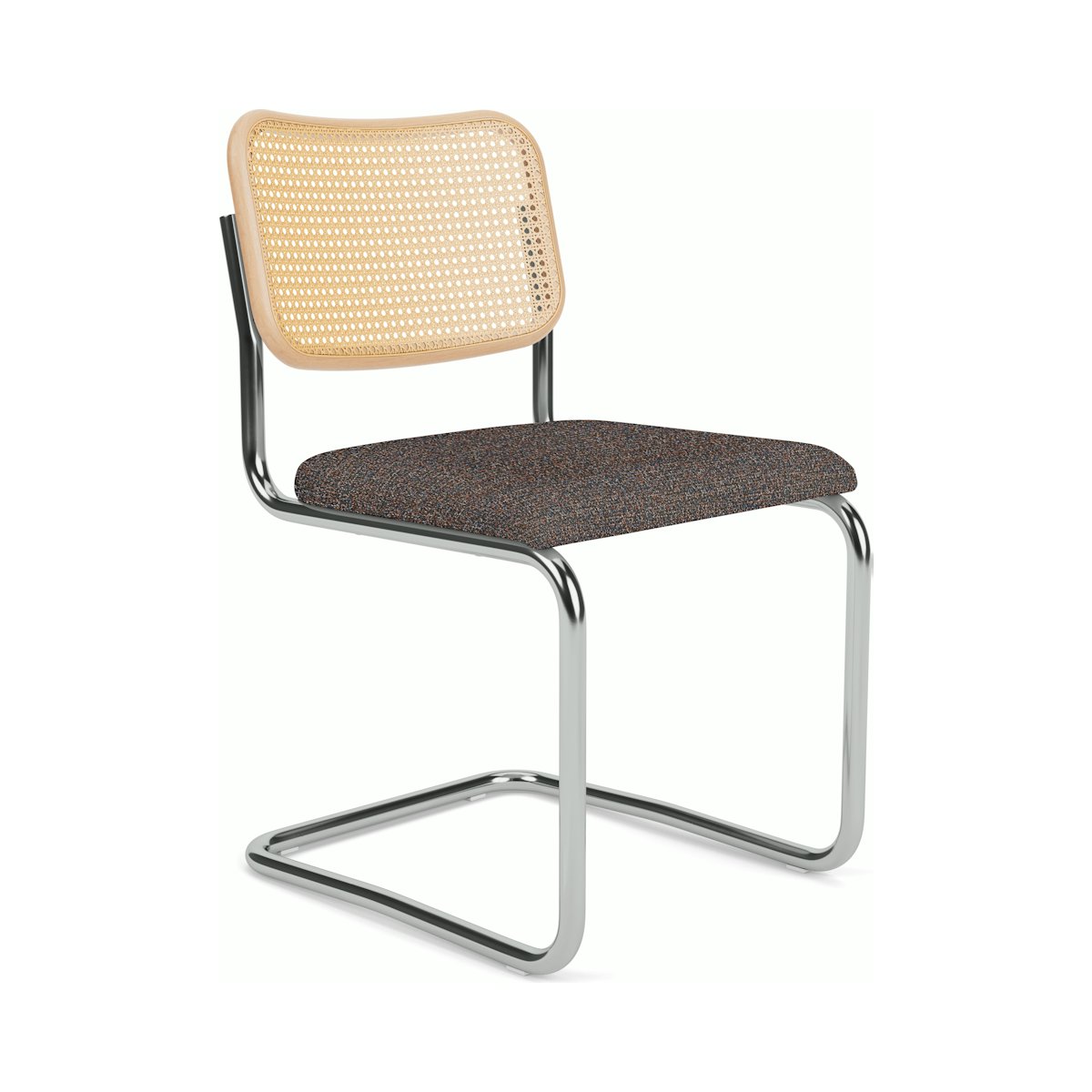 Cesca Chair With Upholstered Seat Pad Cesca Upholstered Seat Side Chair