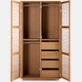 Line Wardrobe - Oak