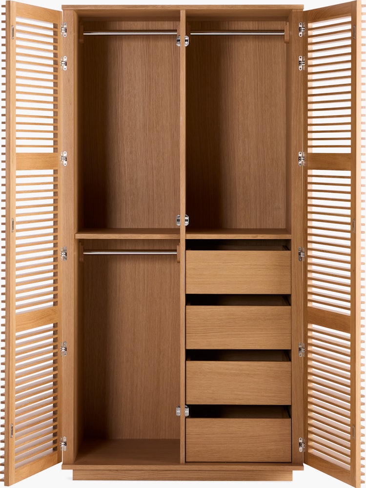 Line Wardrobe - Oak