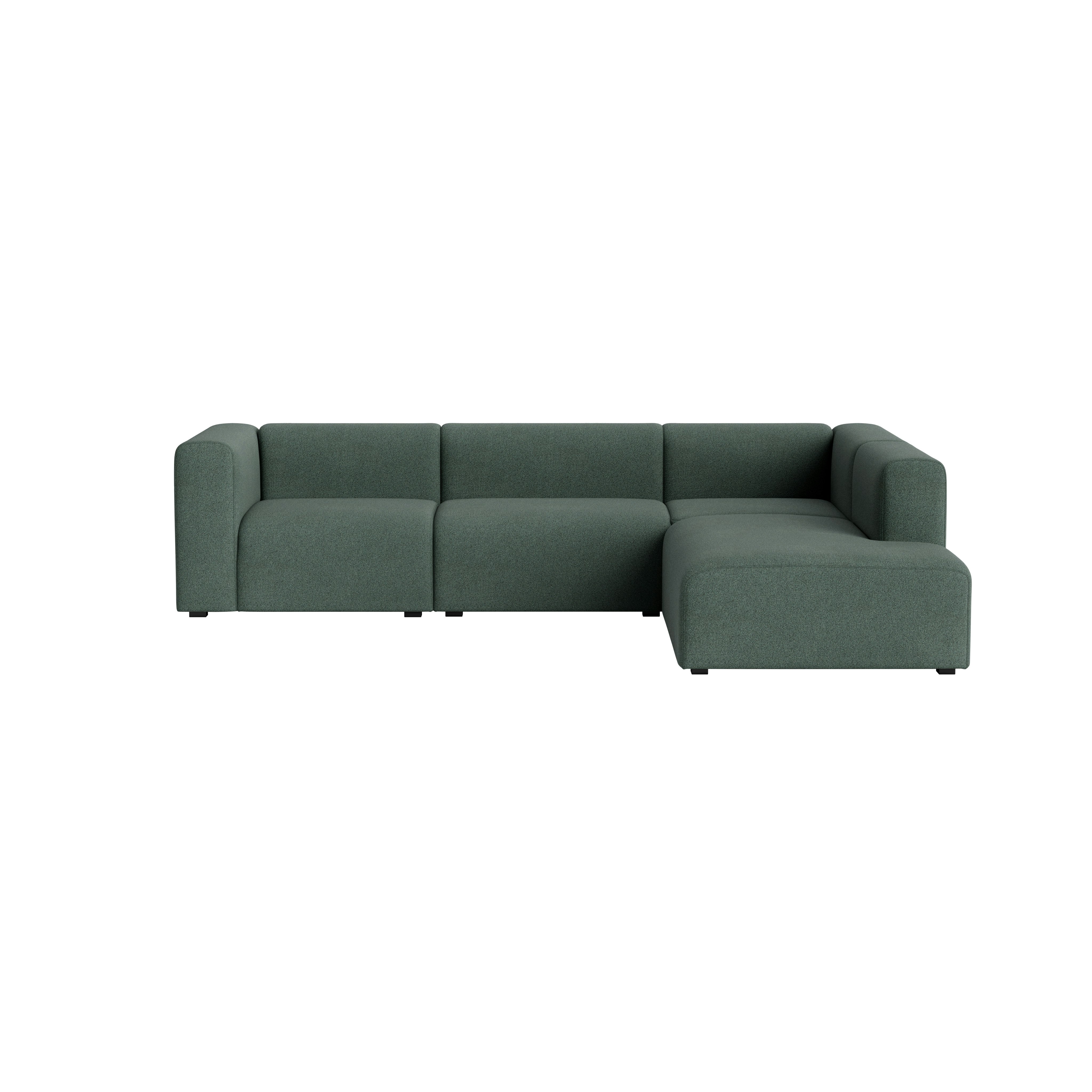 Mags L-Shaped Sectional - Right, Pecora, Green