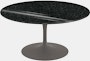 Saarinen Coffee Table - 35",  Round,  Granite,  Black Andes,  Grey"