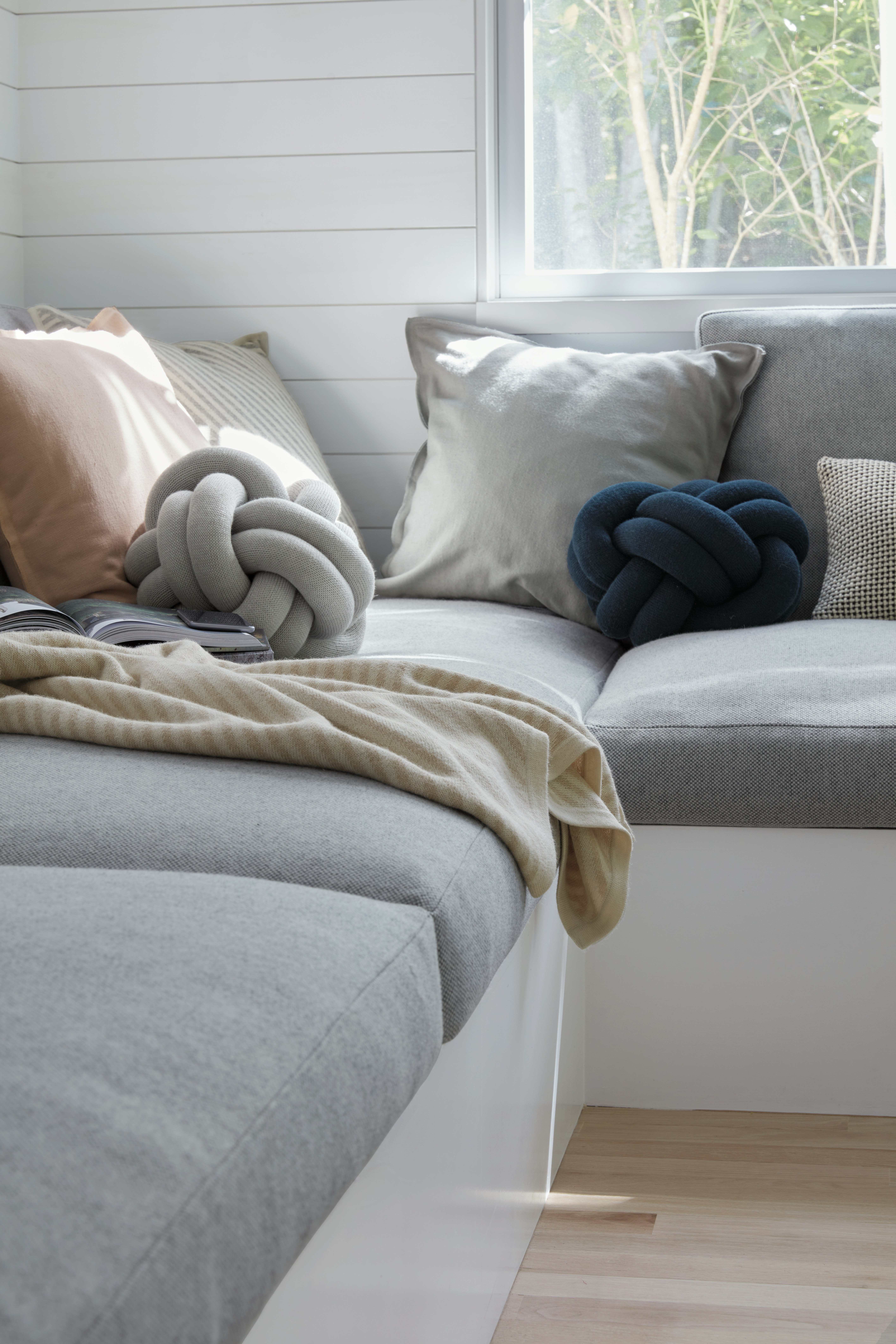 yellow pattern cushion