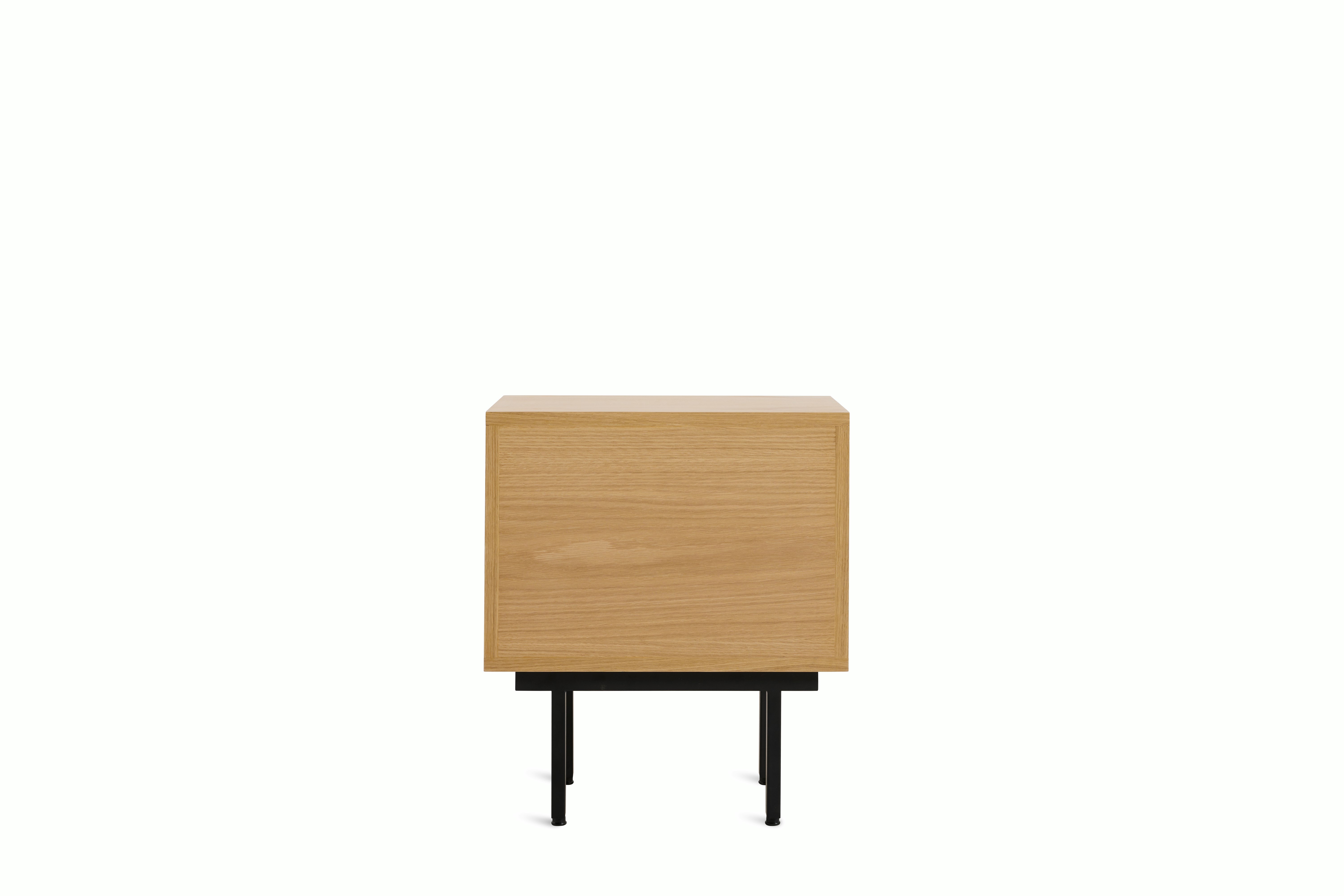 Elemental Bedside Table - white-oak