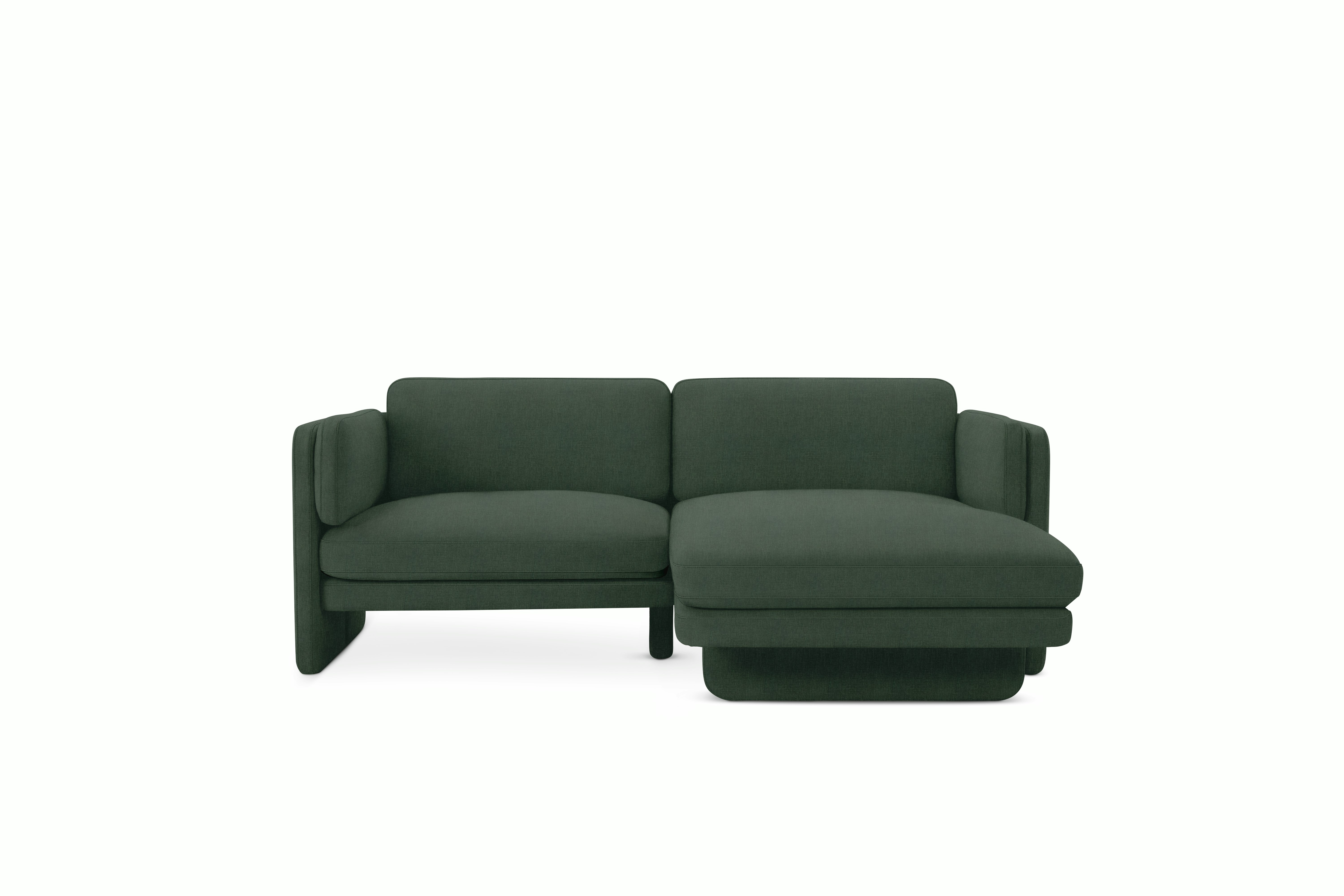 Pastille Sectional Chaise - 80 in - Right