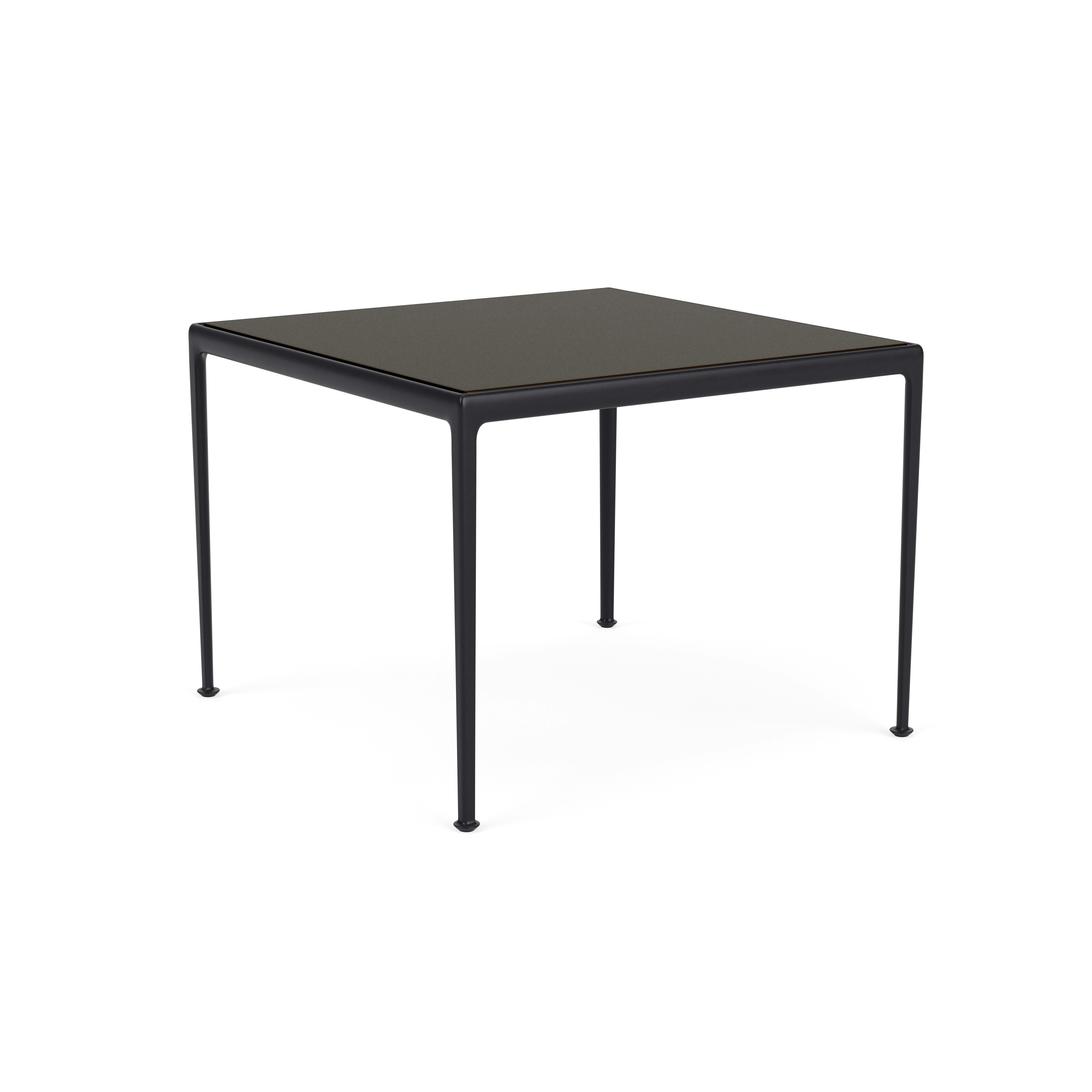 1966 Dining Table - 38x38, Dark Bronze, Onyx