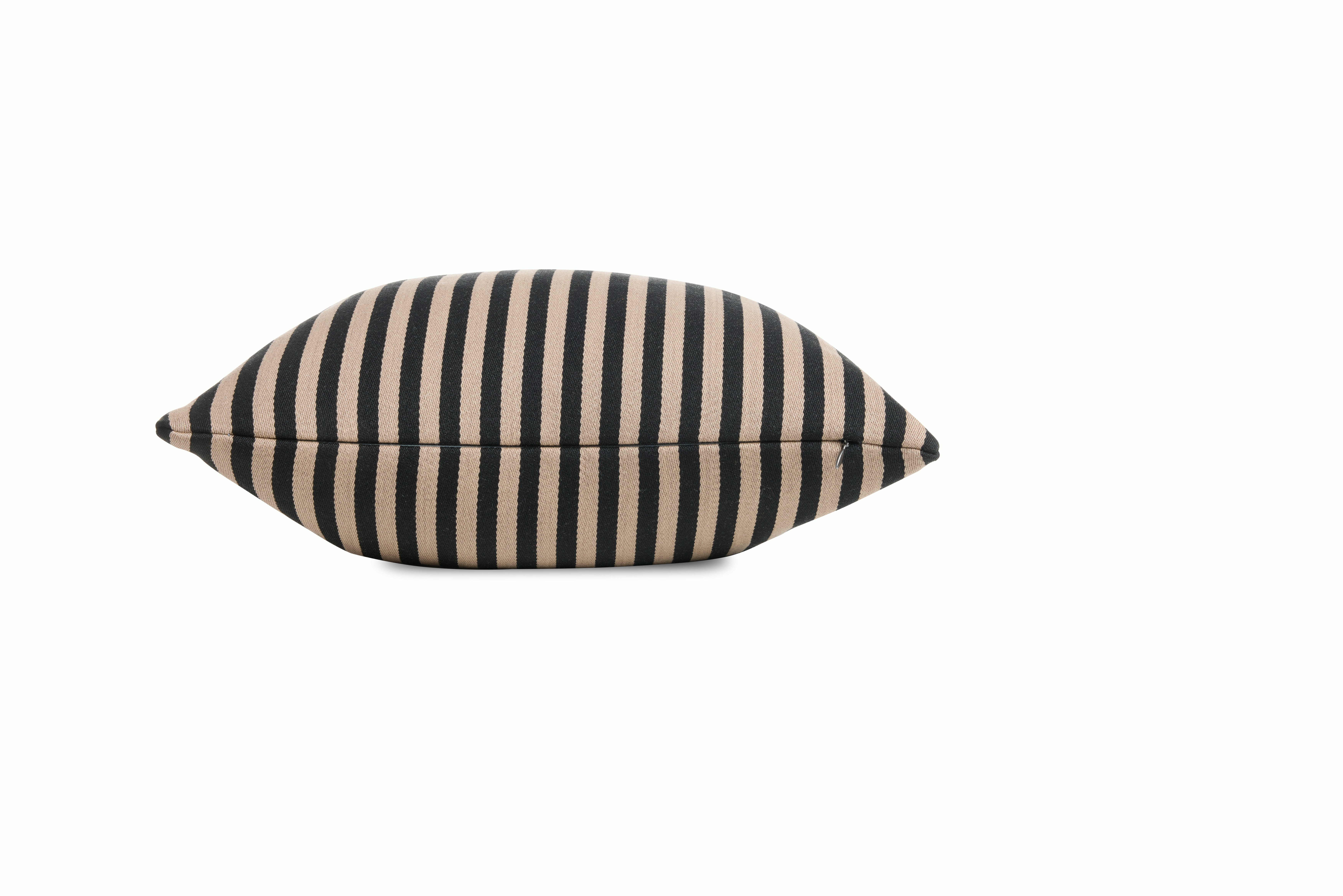 Toostripe Pillow - 17"x17"",  Black/Raw Umber"