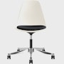 Eames Molded Plastic Task Side Chair with Seatpad