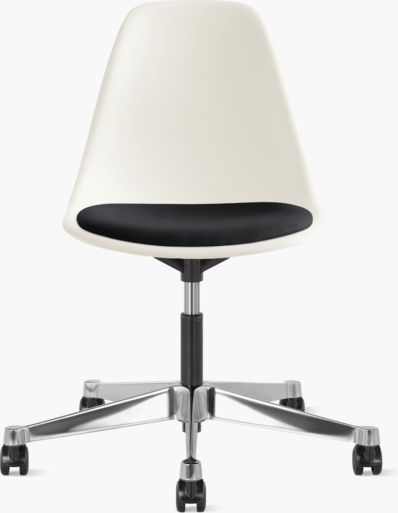 Eames Molded Plastic Task Side Chair with Seatpad