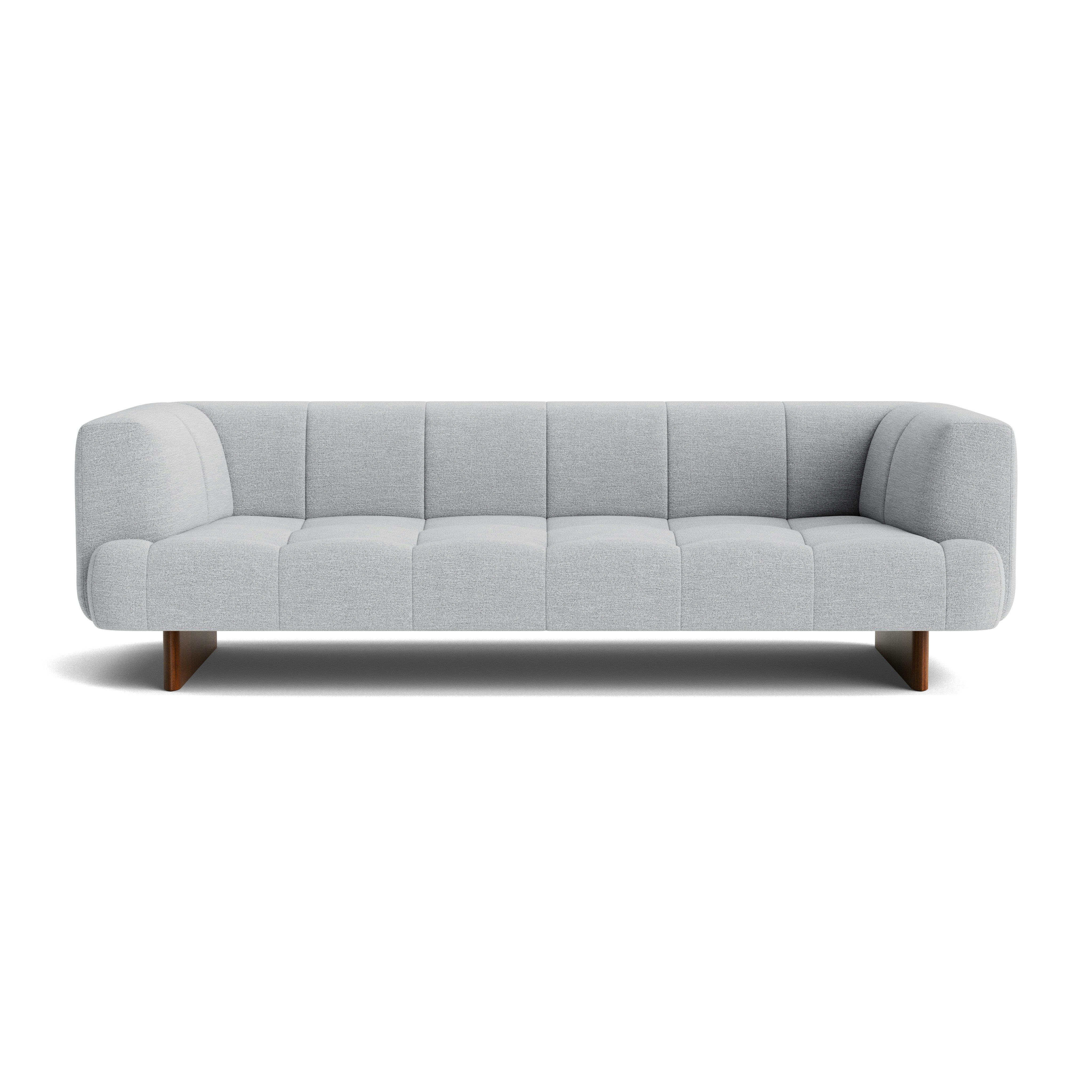 Quilton Lift Sofa - 3-Seat Sofa, Mode, Intaglio, Lacquered Walnut