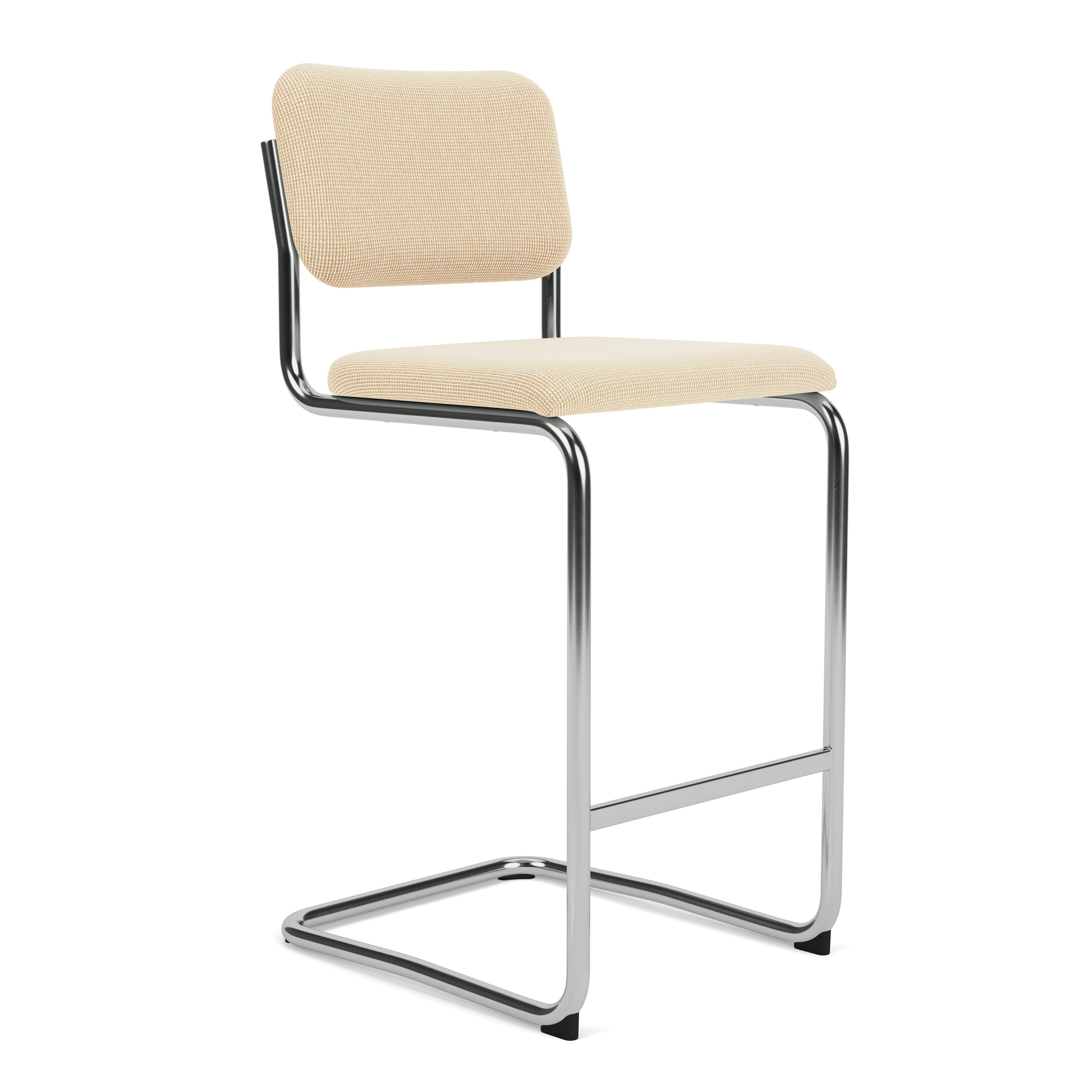 Cesca Upholstered Bar Height Stool