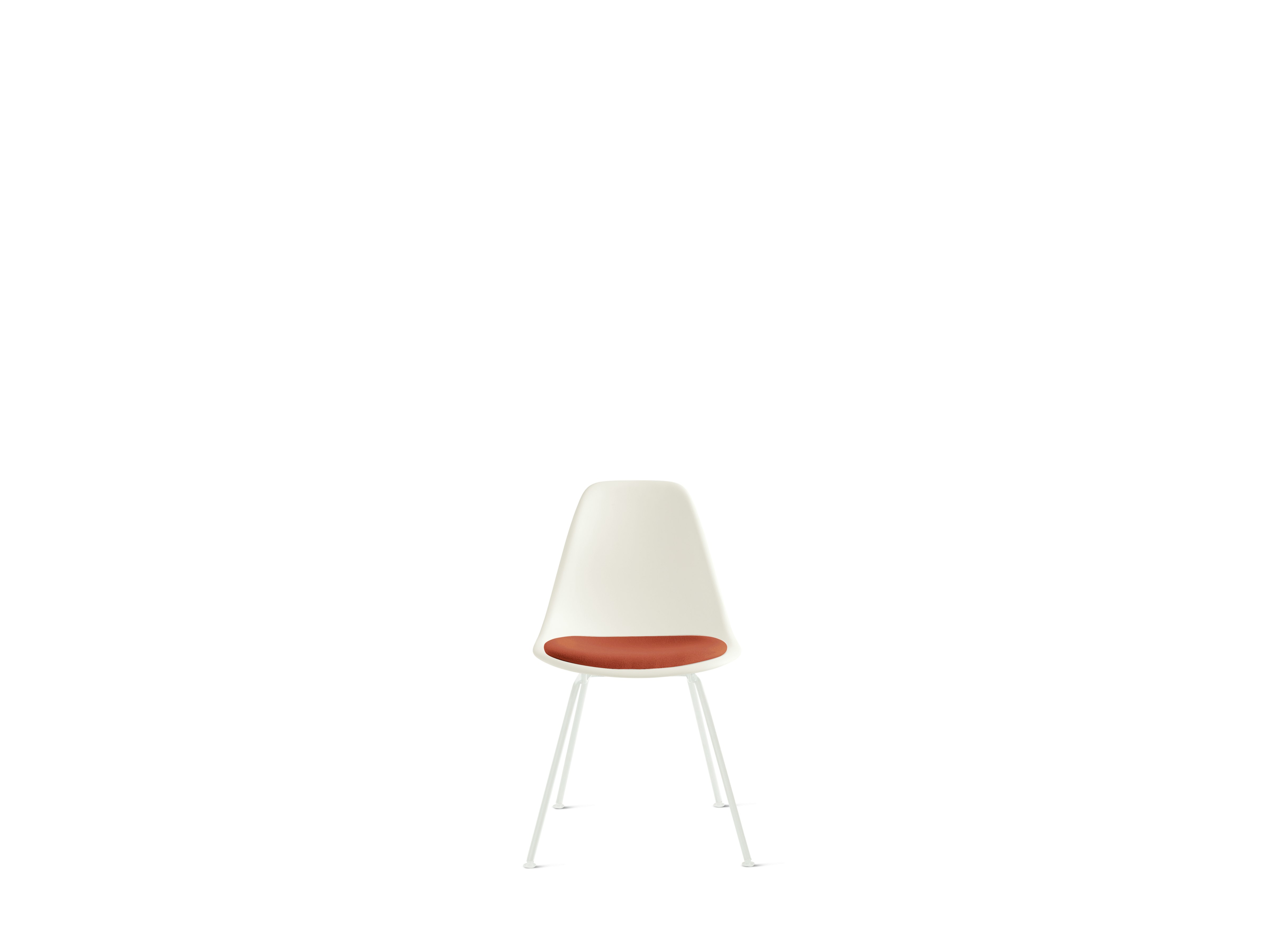 Eames Recycled Plastic Side Chair with Seat Pad
