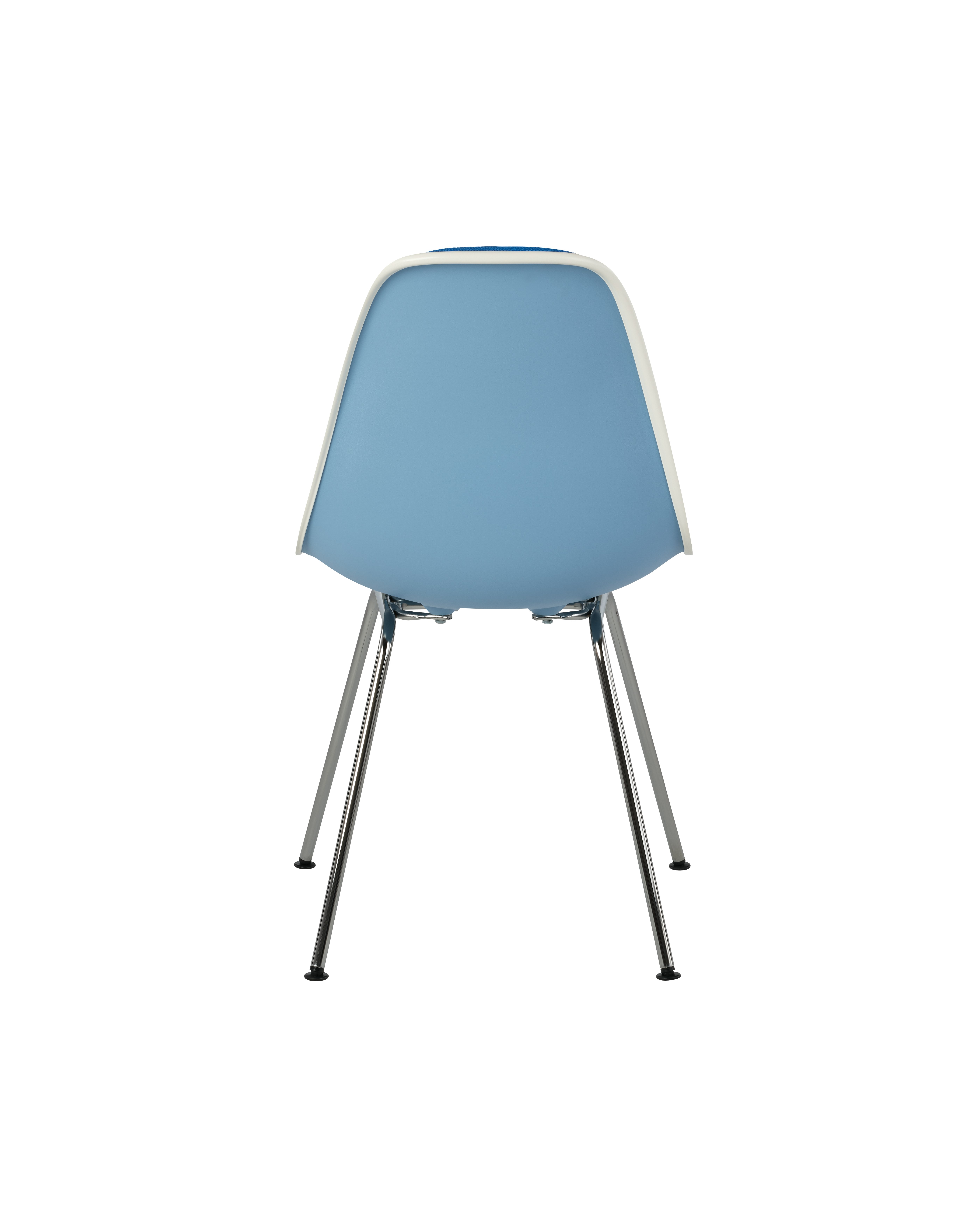 Eames Upholstered Molded Plastic Side Chair