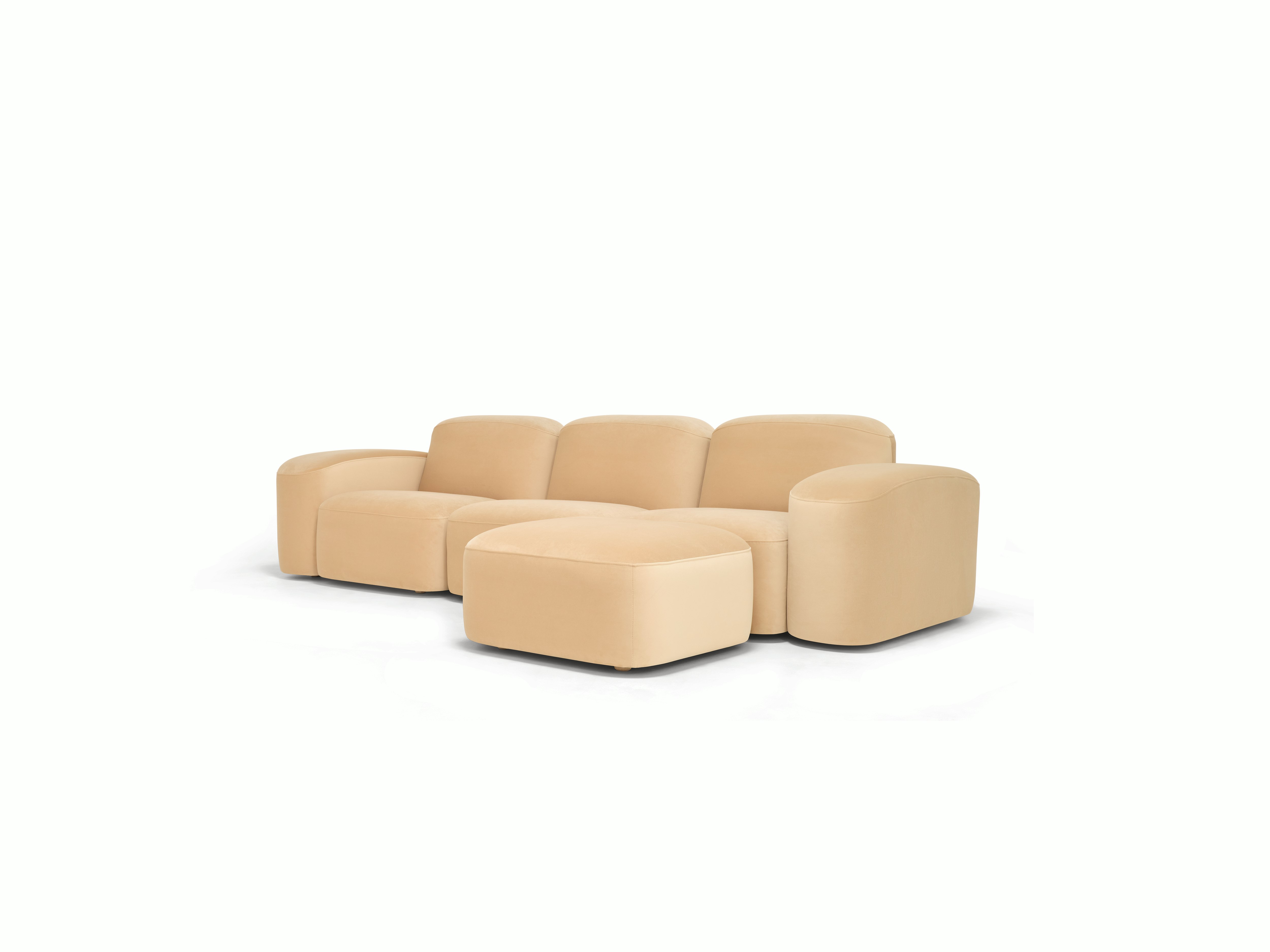Muse Sofa - 3 Seater with Muse Ottoman