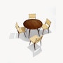 Risom Dining Table
