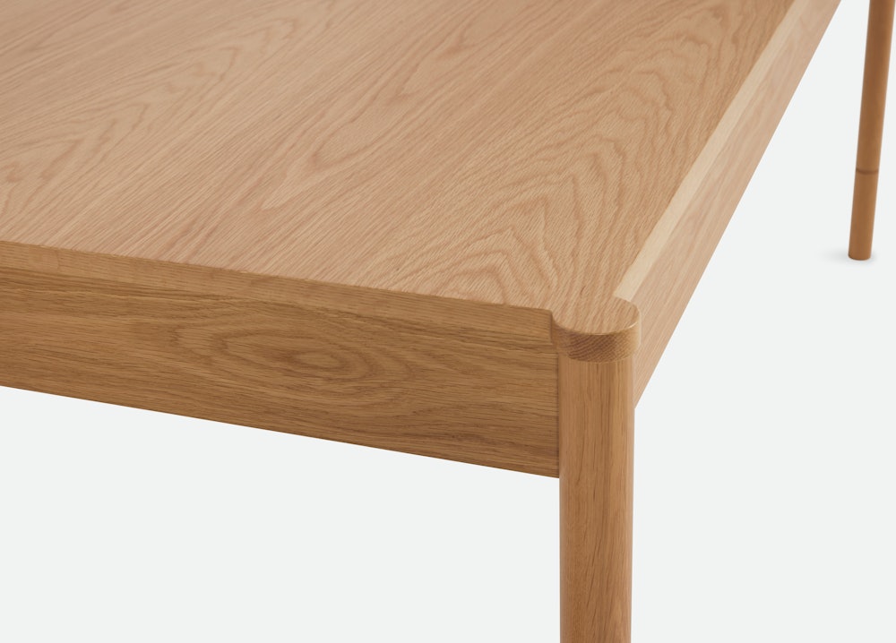 Morrison Dining Table - 76",  Veneer,  Oak